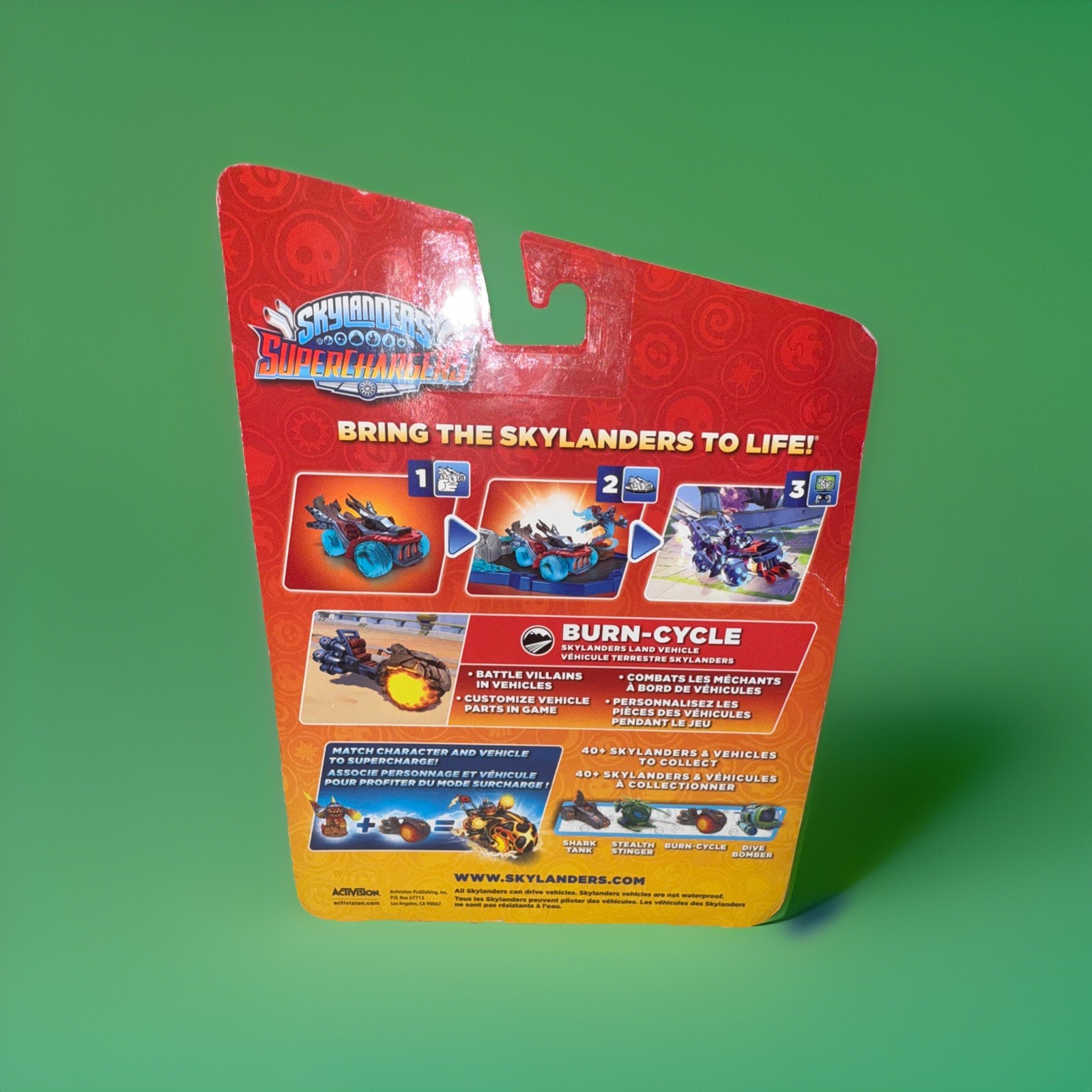 Skylanders Superchargers BURN-CYCLE Land Vehicle Pack Brand New In Package NIP