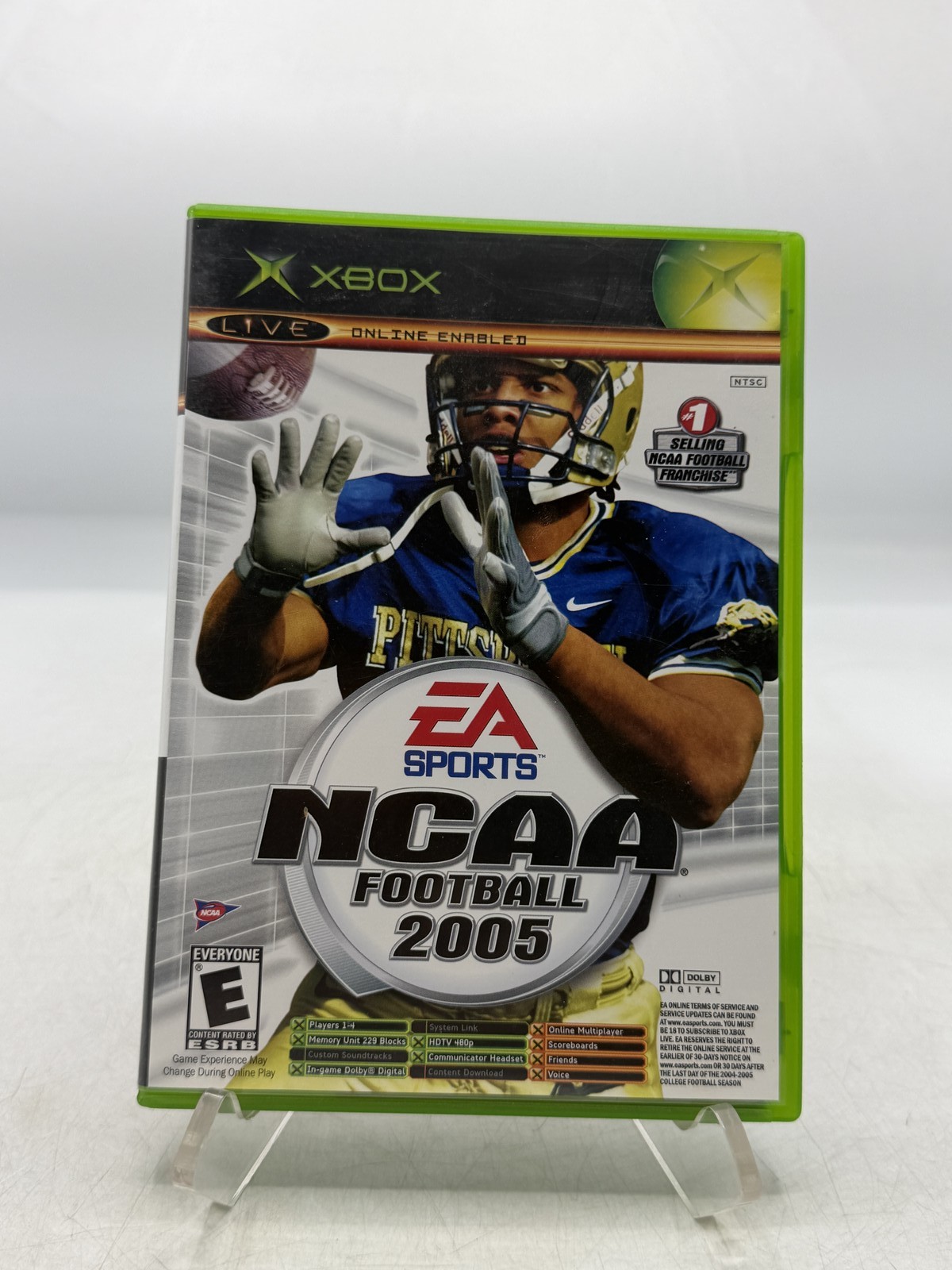 NCAA Football 2005 & Top Spin Xbox Original Double Feature EA Sports NTSC