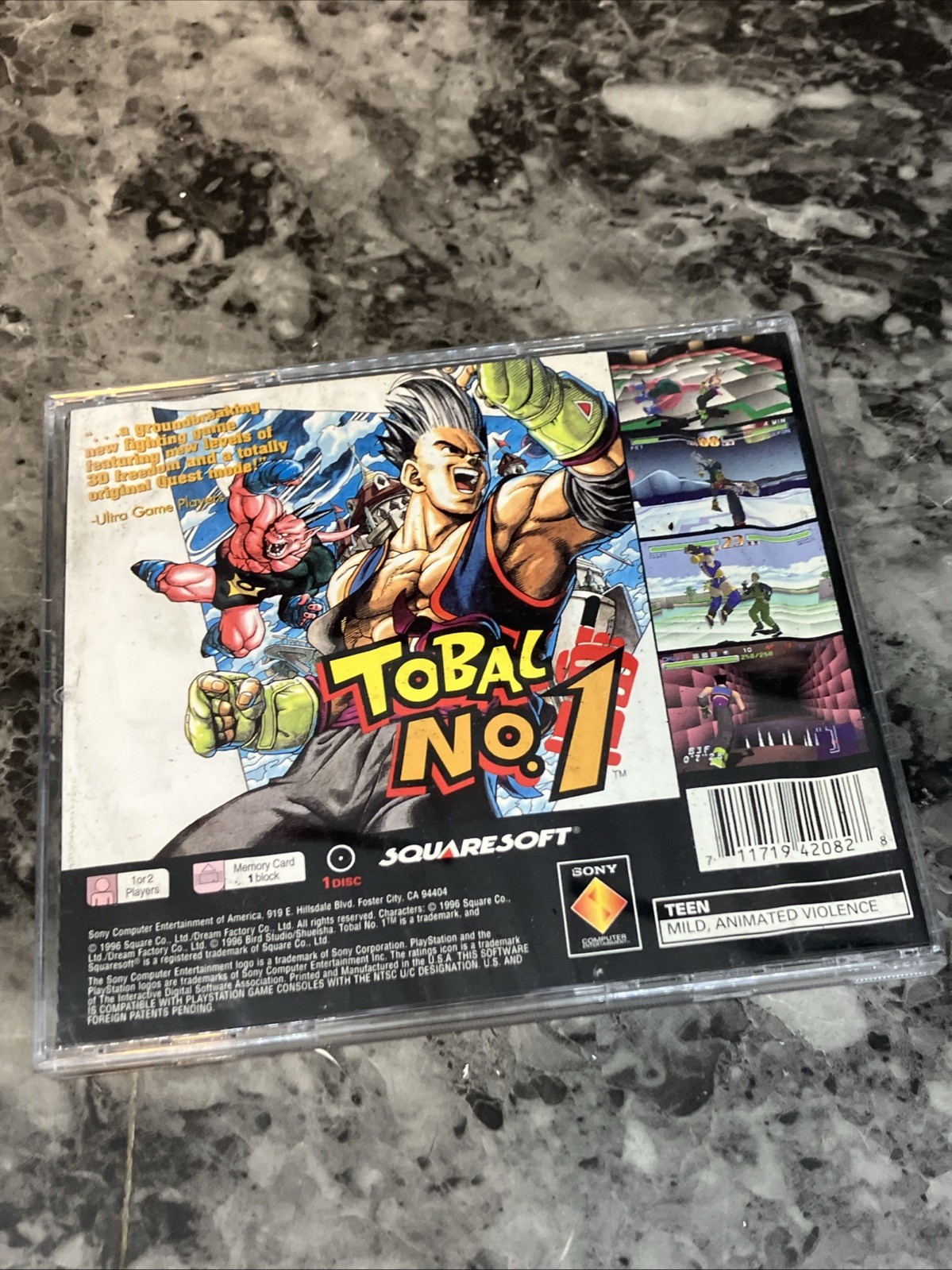 Guaranteed Work Tobal No. 1 With Bonus Disc Sony PlayStation 1 *READ*
