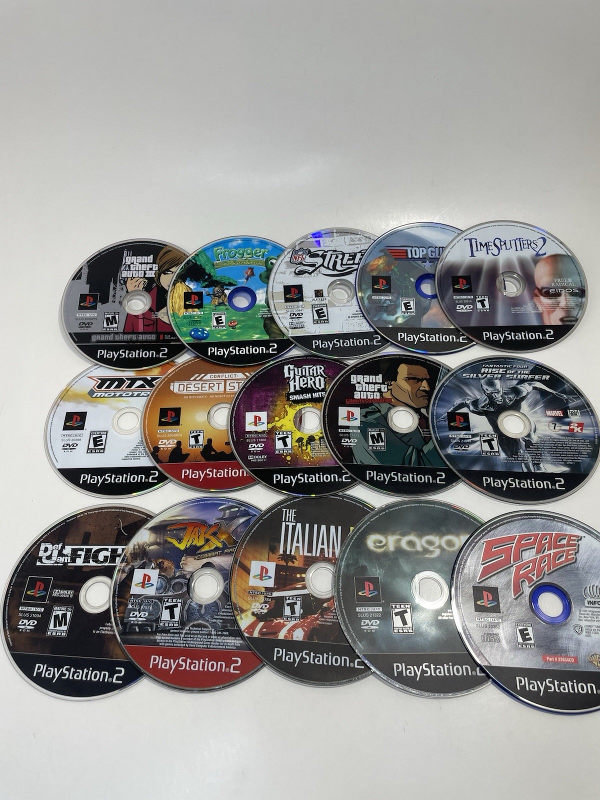 Sony PlayStation 2 Loose Game Lot Of 100 Games Untested Condition Varies