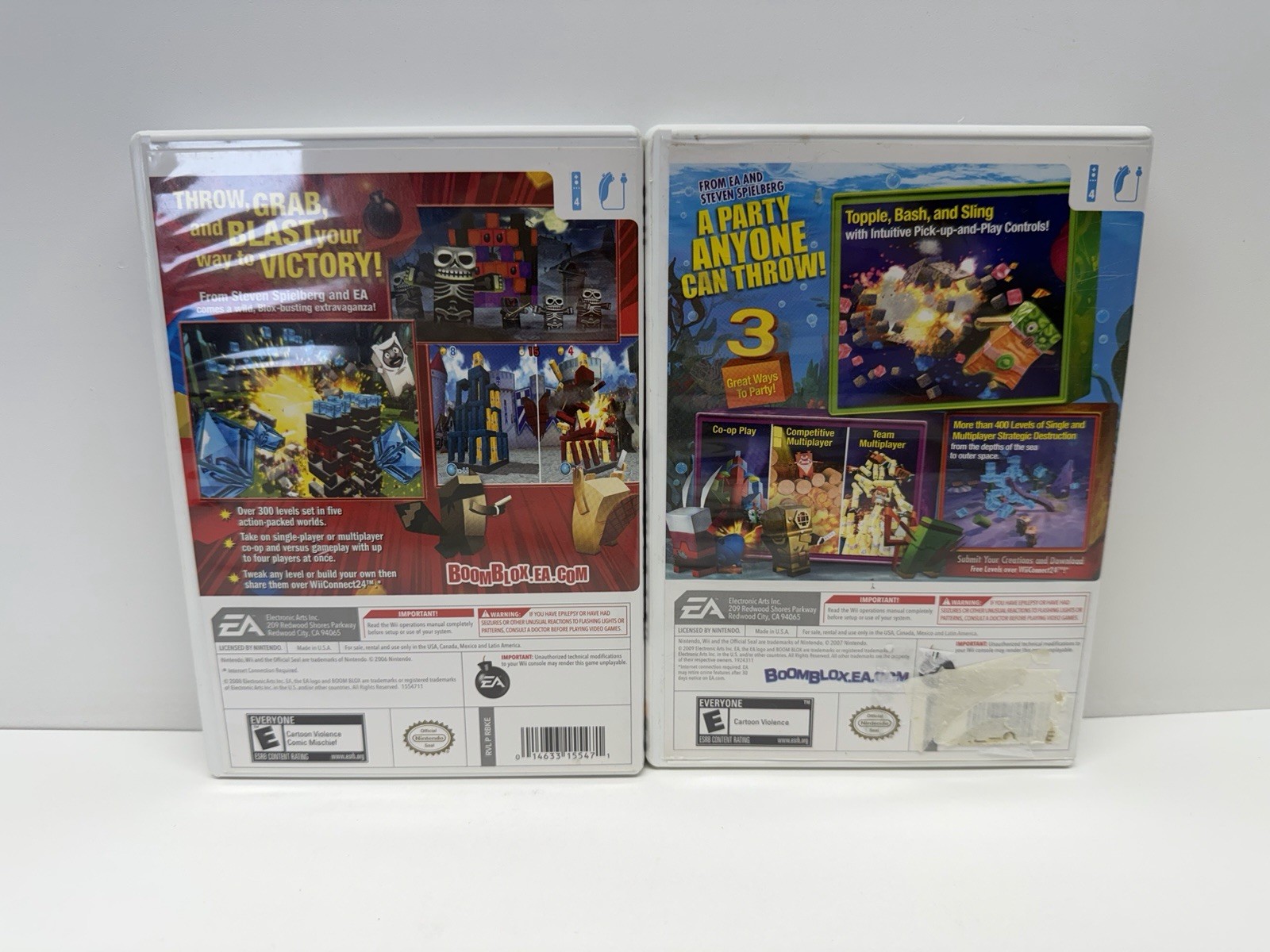 Boom Blox And Bash Party (Nintendo Wii) Complete In Box Free Shipping!!!
