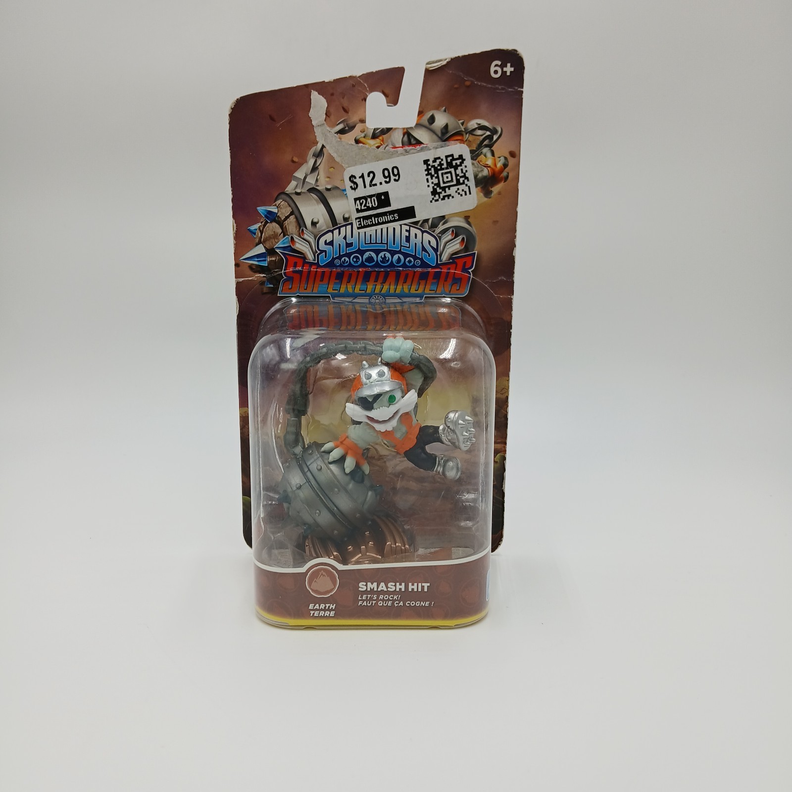 Skylanders SuperChargers Smash Hit Earth Figure Sealed NOS Heavy Shelf Damage