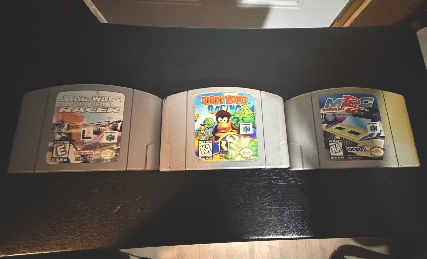 Nintendo 64 Racing Game Lot: Star Wars Episode I Racer, Diddy Kong, MRC