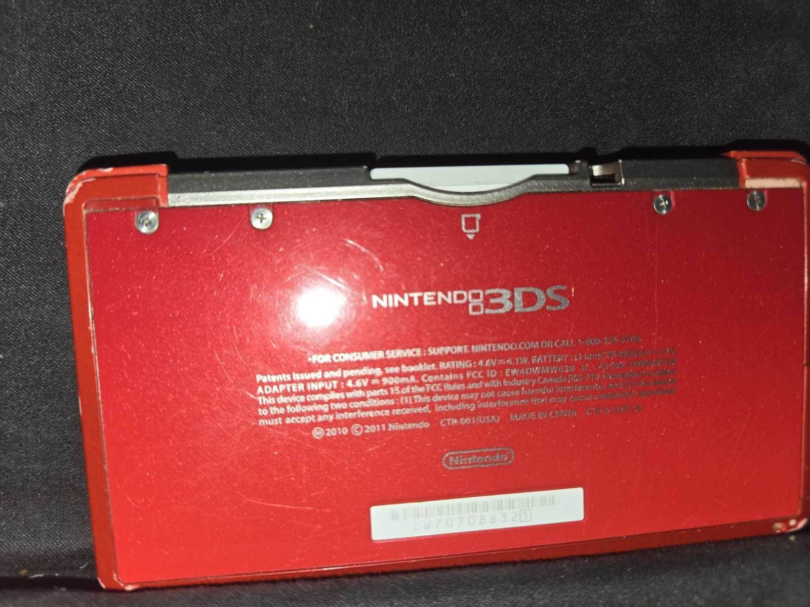 Nintendo 3DS Handheld System – Flame Red