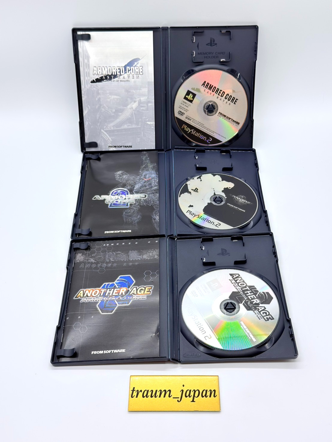 ARMORED CORE 1 2 3 Last raven another age series Set PlayStation2 Tested Games