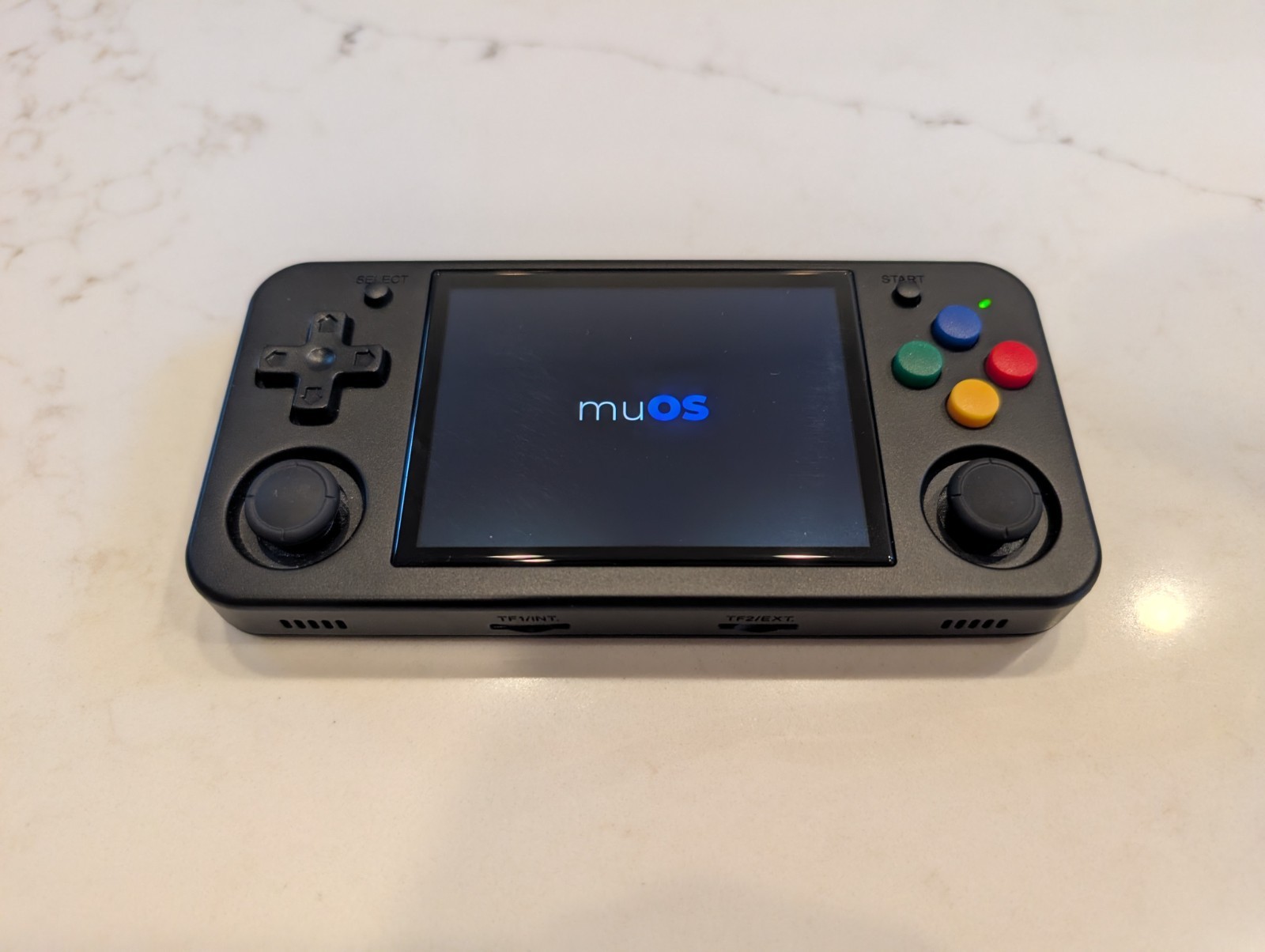 Anbernic RG35XX H Linux Retro Handheld with Sakura Retro Modding Buttons