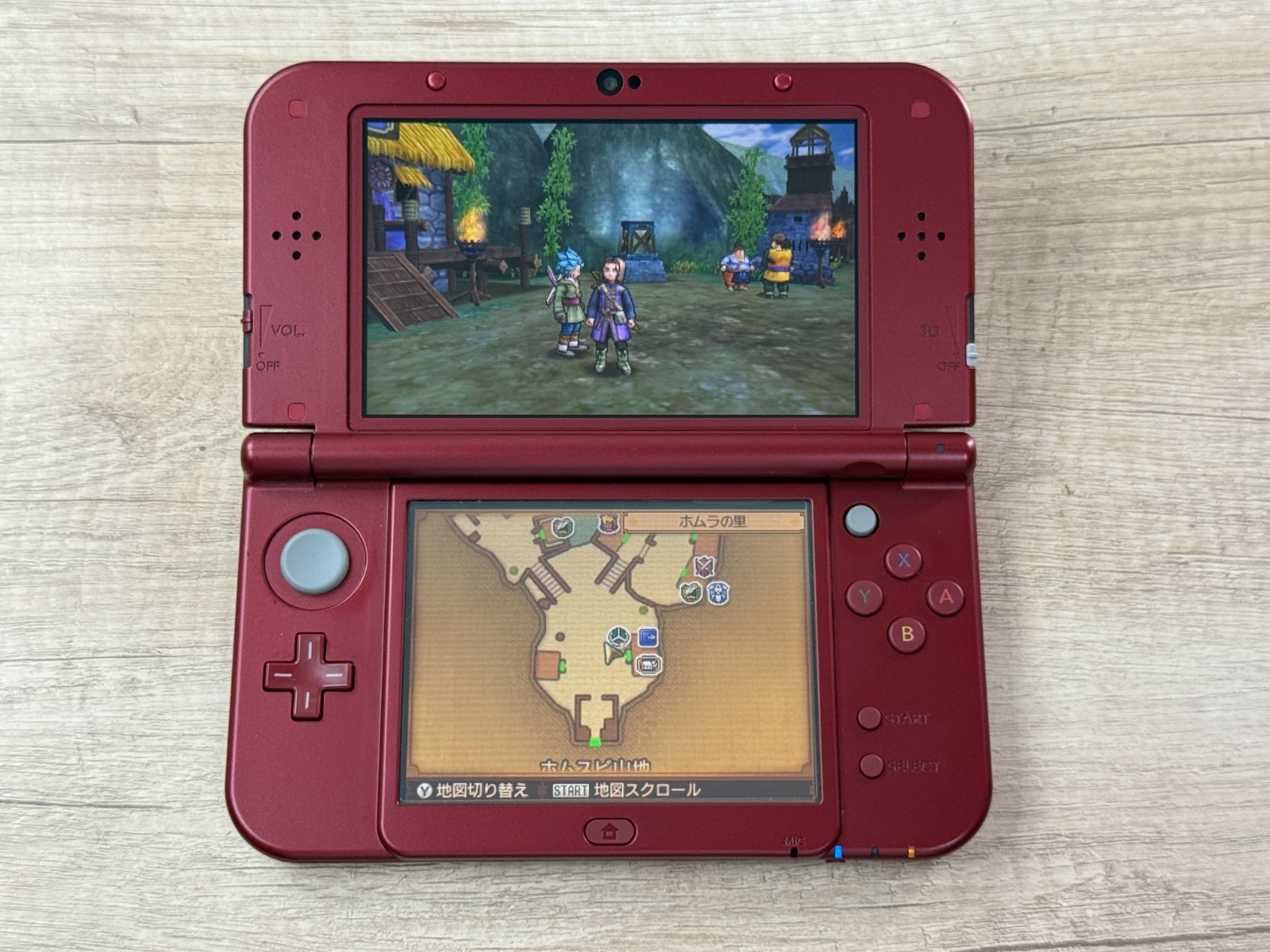 RANk A Nintendo New 3DS LL XL Metallic Red Console Tested Japan ver D2399