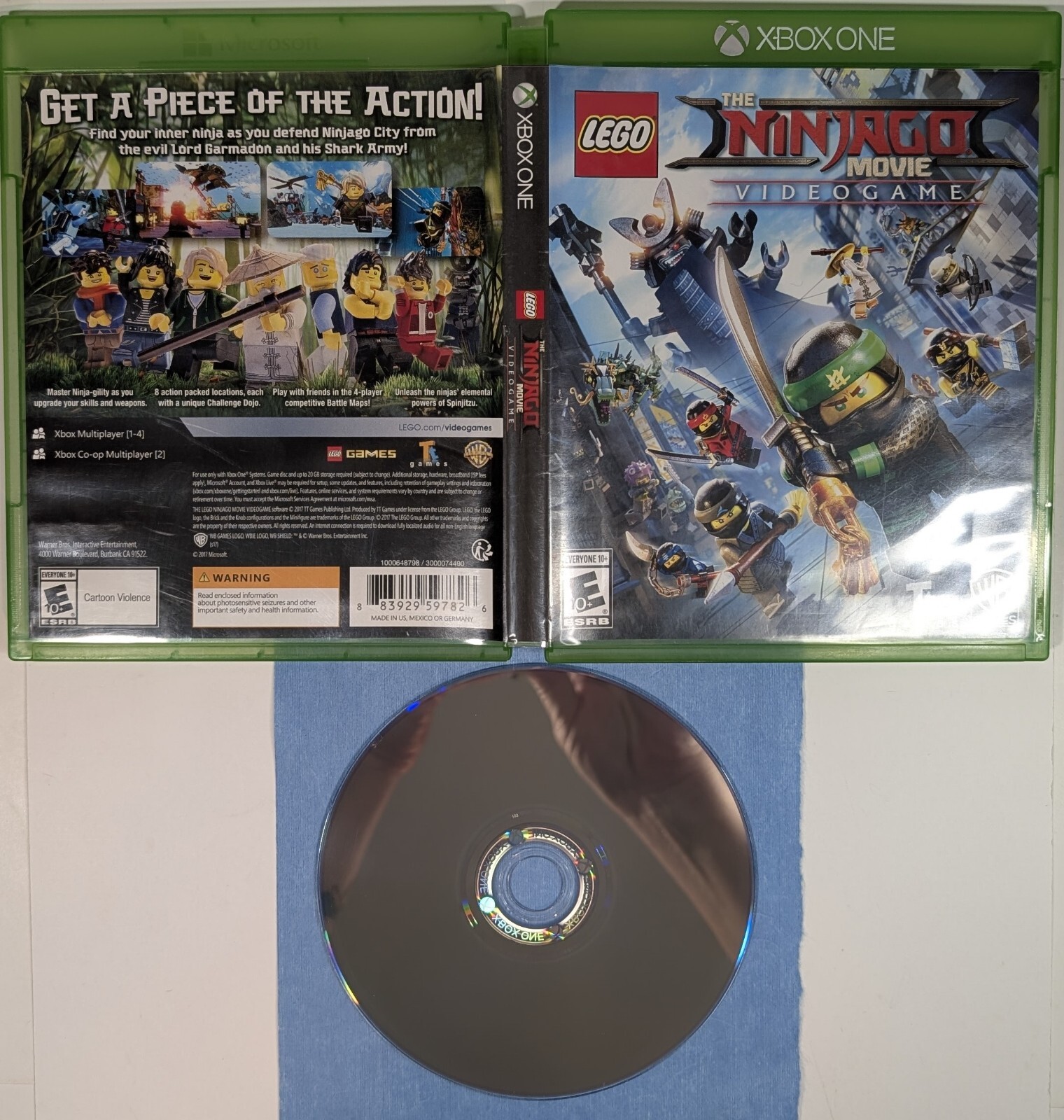 The LEGO Ninjago Movie Videogame Microsoft Xbox One Tested and Working