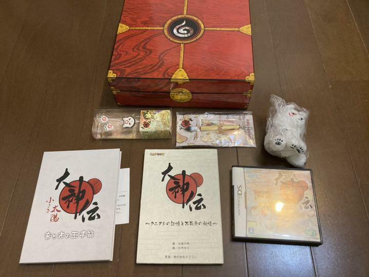 Okami den Okamiden Limited Edition Treasure Box Complete Nintendo DS NTSC-J