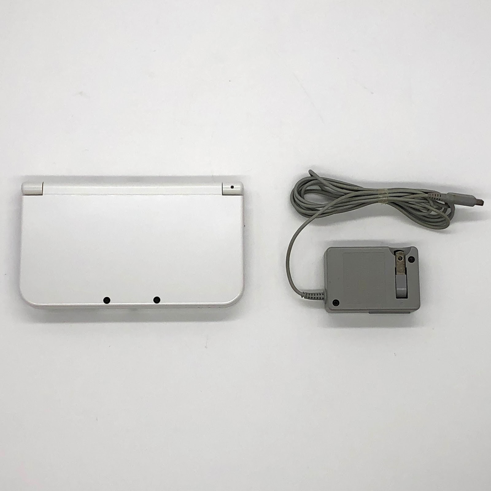 New Nintendo 3DS LL XL Console Dual IPS Pearl White w/ Charger&Box Mint