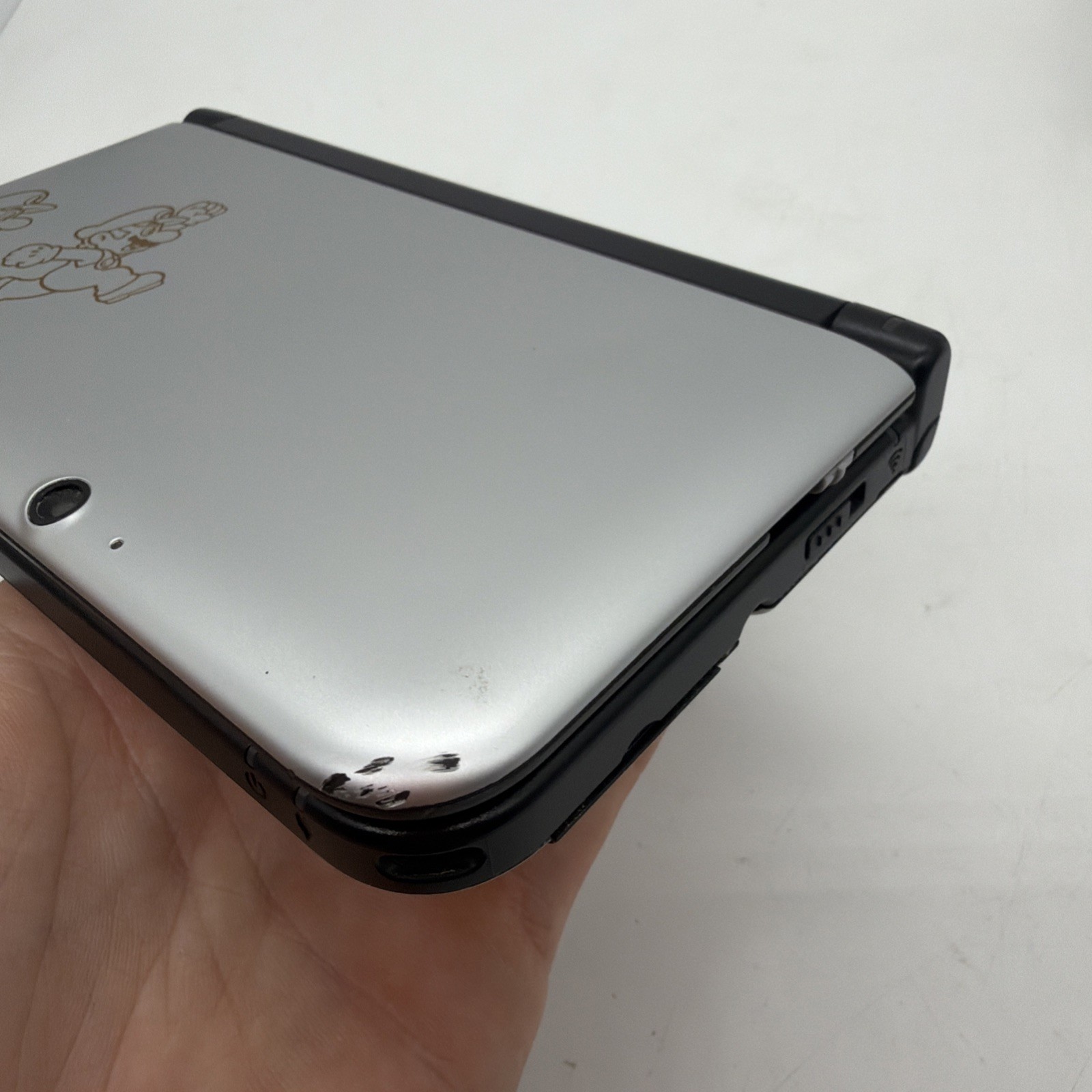 Nintendo 3DS XL Mario & Luigi Dream Team 4GB Handheld System – Silver w/ Charger