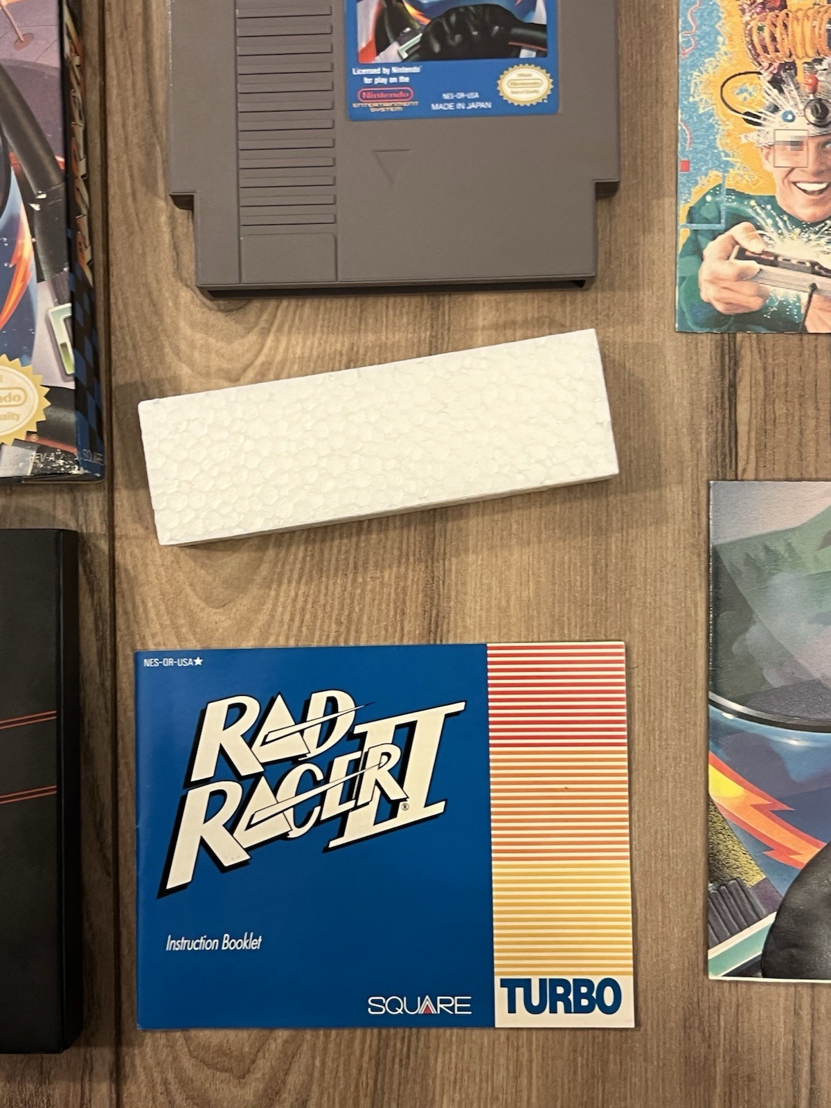 Rad Racer II (Nintendo NES, 1990) CIB Complete w/ Poster & Inserts Tested Works