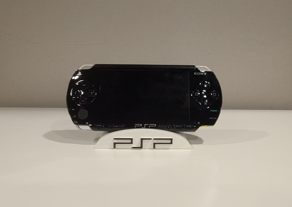 Sony Psp Display Stand, 3d Printed, Show Off Your Handheld! Multiple Colors