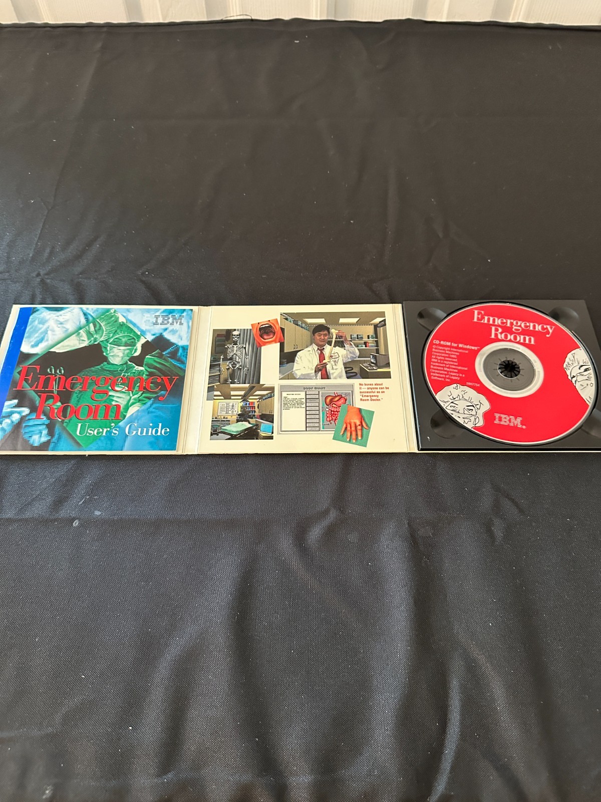 IBM Emergency Room 1995 DOS CD‑ROM PC Game Vintage Medical Simulation