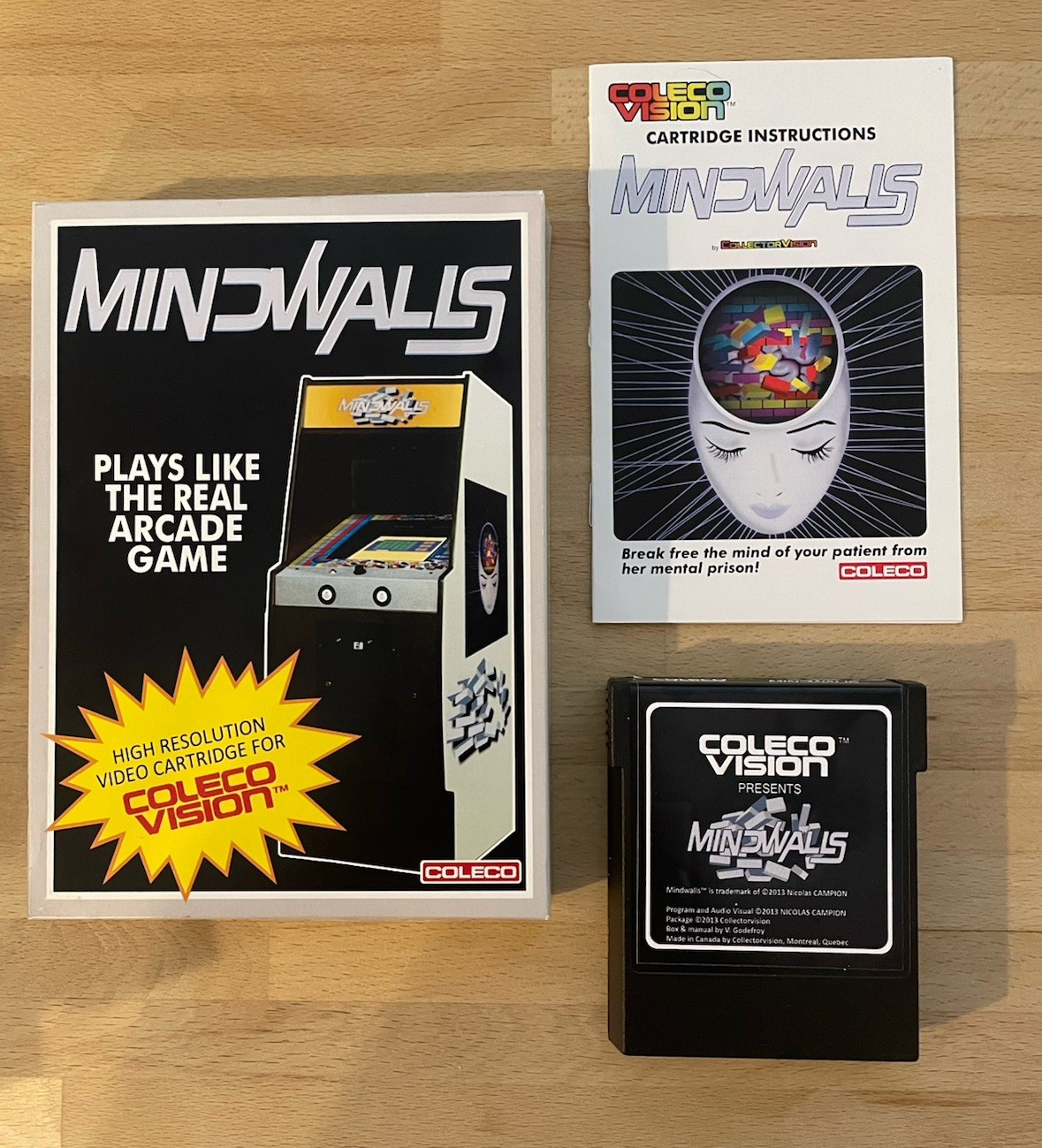 Colecovision – Demon Attack Gyromite Bubbles Bounty Bob Mindwalls Jawbreaker