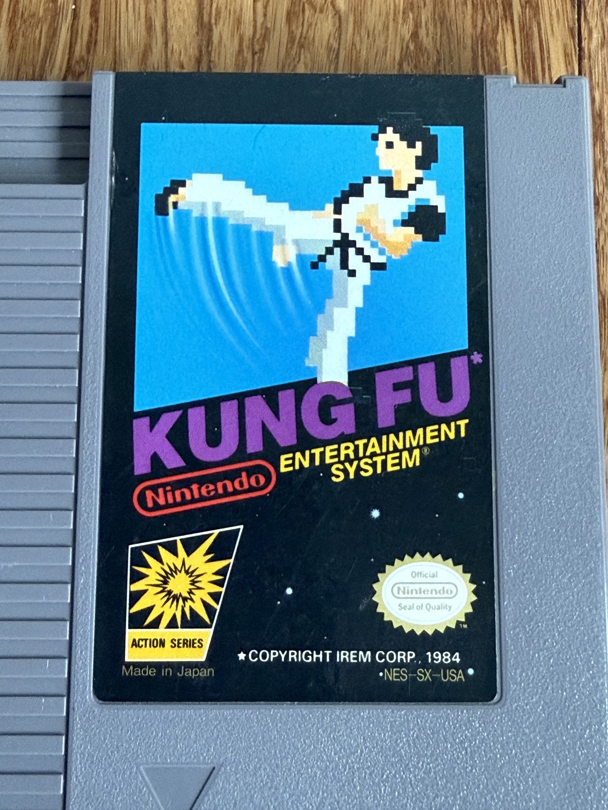 Kung Fu Nintendo NES • 1985 • Authentic • Cleaned & Tested • Cart Only