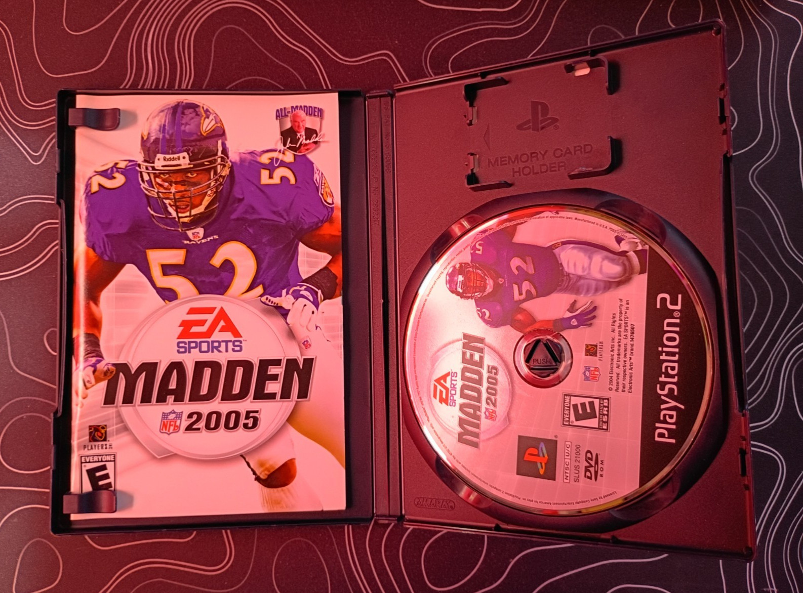 Madden NFL 2005 (Sony PlayStation 2) Football Game, COMPLETE w Manual/ Hologram