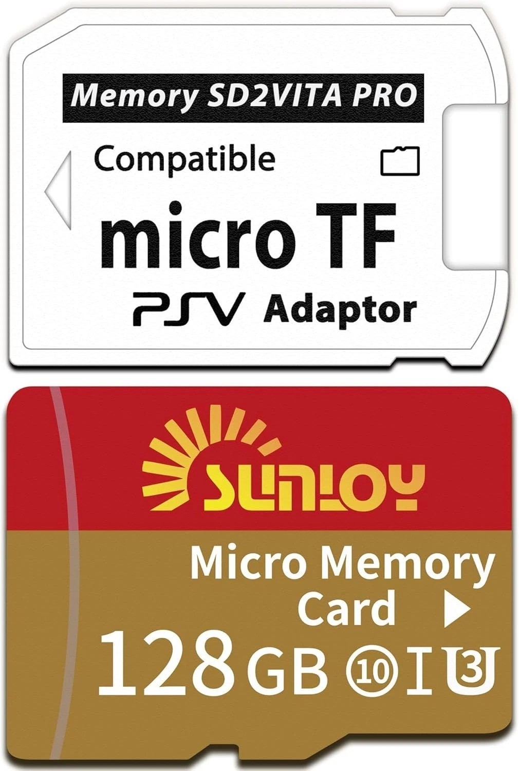 128GB Memory Card Adapter for PS Vita, Drop Proof and Temperature Proof Features