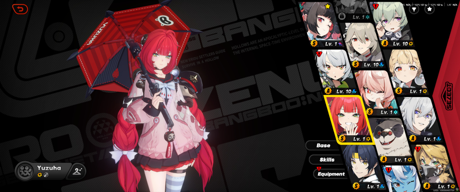 IK13 [NA] NANGONG YU + W1, YUZUHA, ALICE, HARUMASA + MORE | Zenless Zone Zero