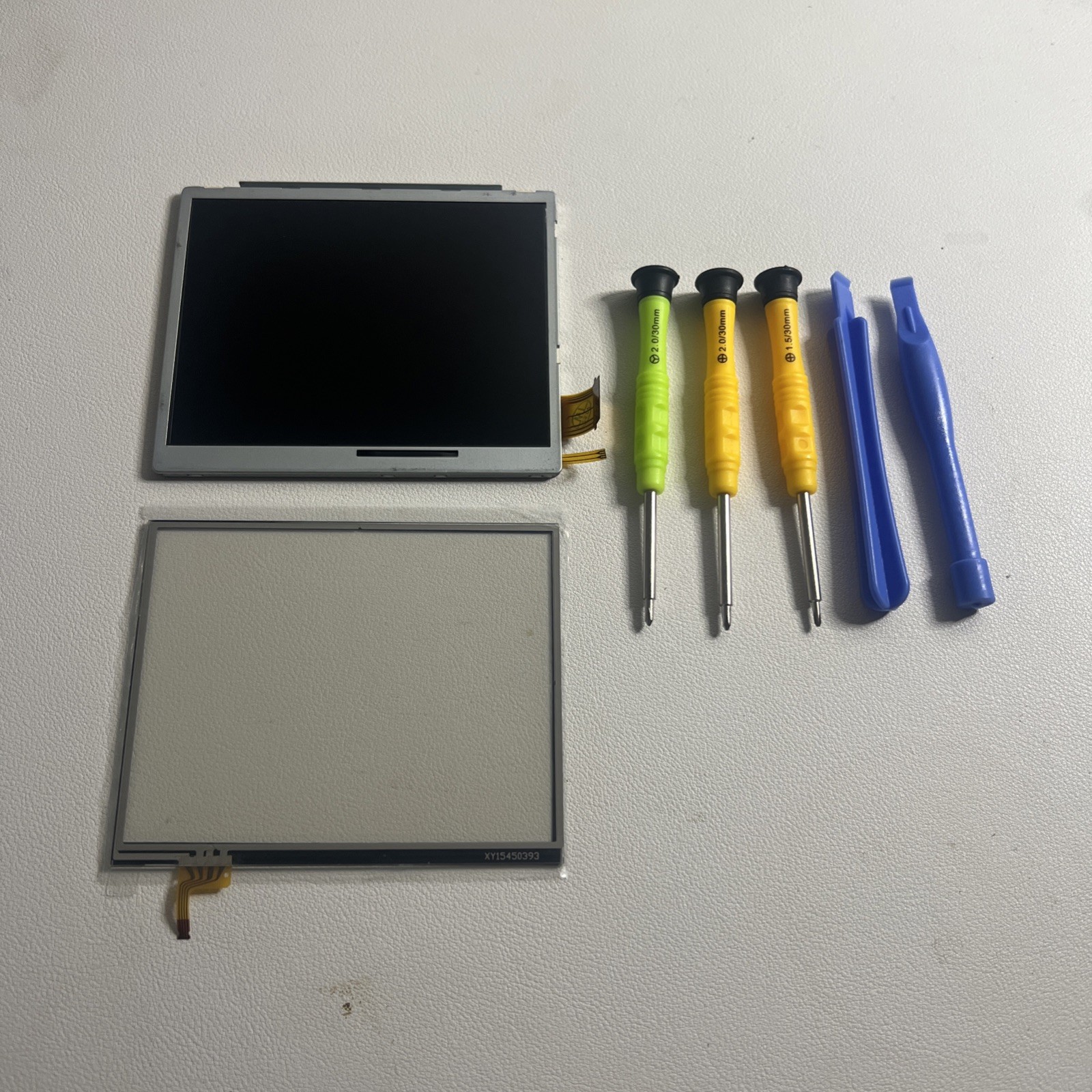 Nintendo DSiXL DS I XL Bottom Lower LCD Screen Display Replacement W/ Tool