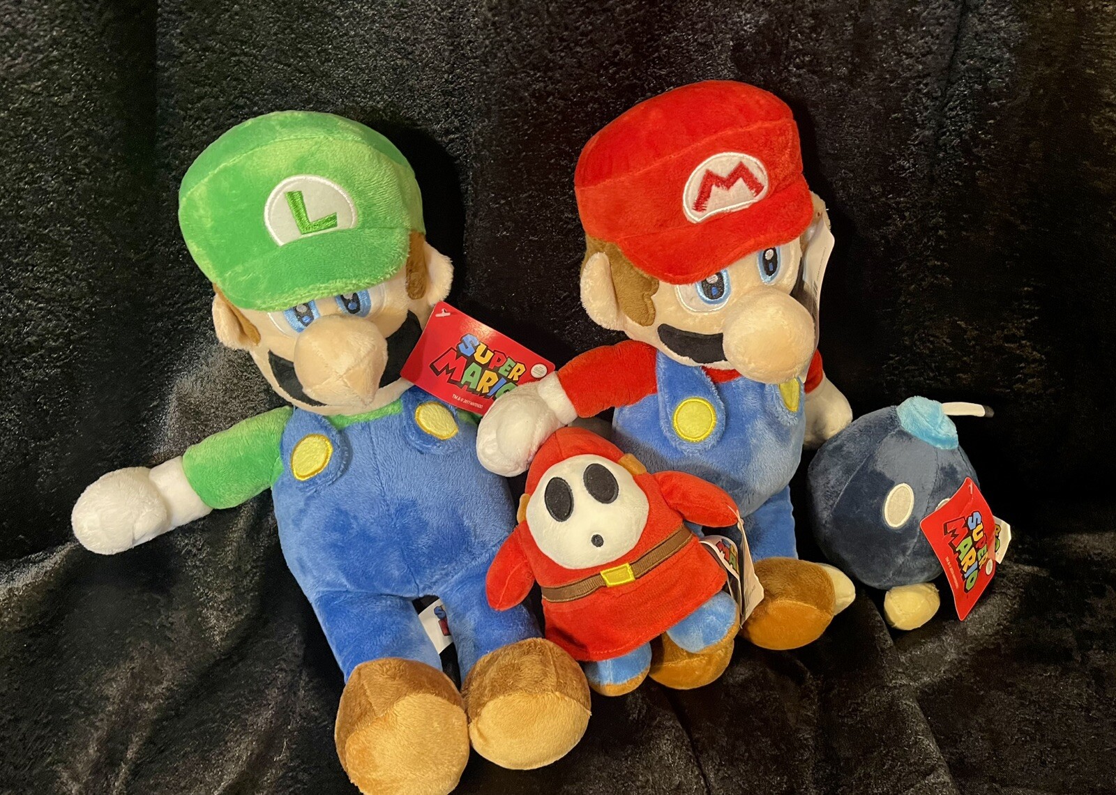 Nintendo Super Mario Video Game Plush Luigi Bob Omb Shy Guy 2018 2020 Brothers