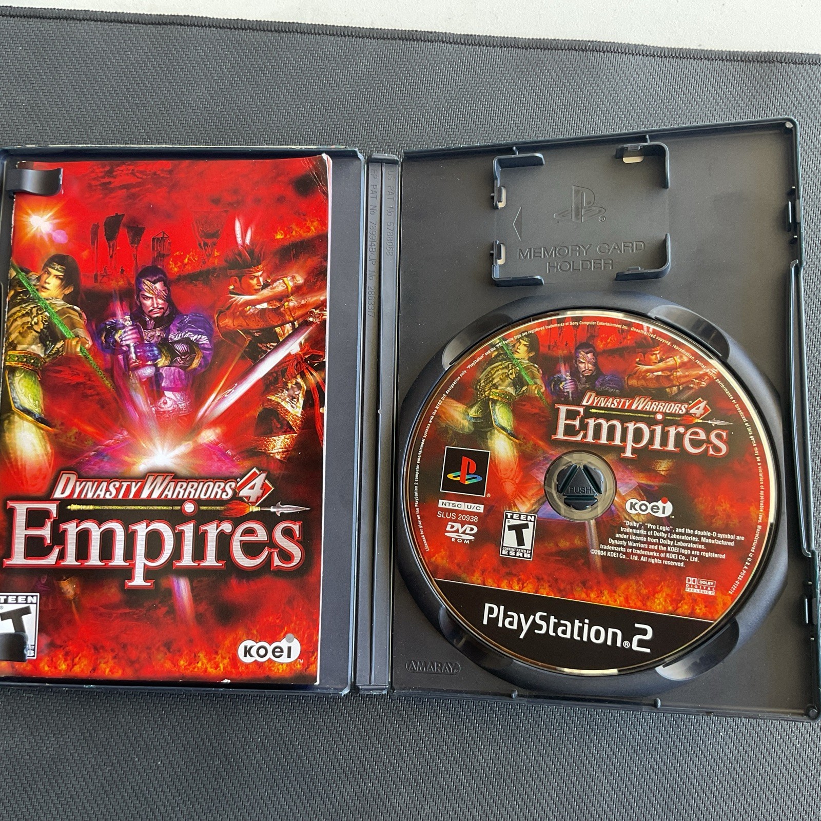 Dynasty Warriors 4 Empires CIB Sony PlayStation 2 2004