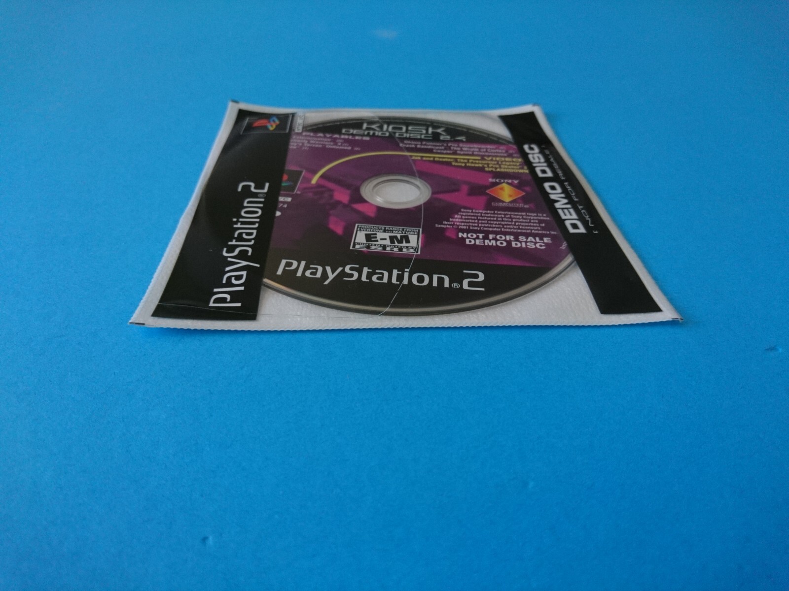 Playstation 2 KIOSK DEMO DISC 2.4 “BRAND NEW & SEALED IN ORIGINAL SLEEVE ” PS2