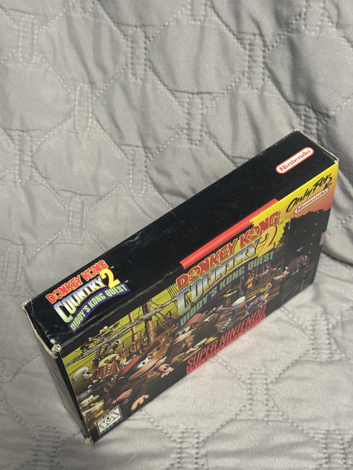 Donkey Kong Country 2 Diddy’s Quest Snes Box Only * Super Nintendo Original box
