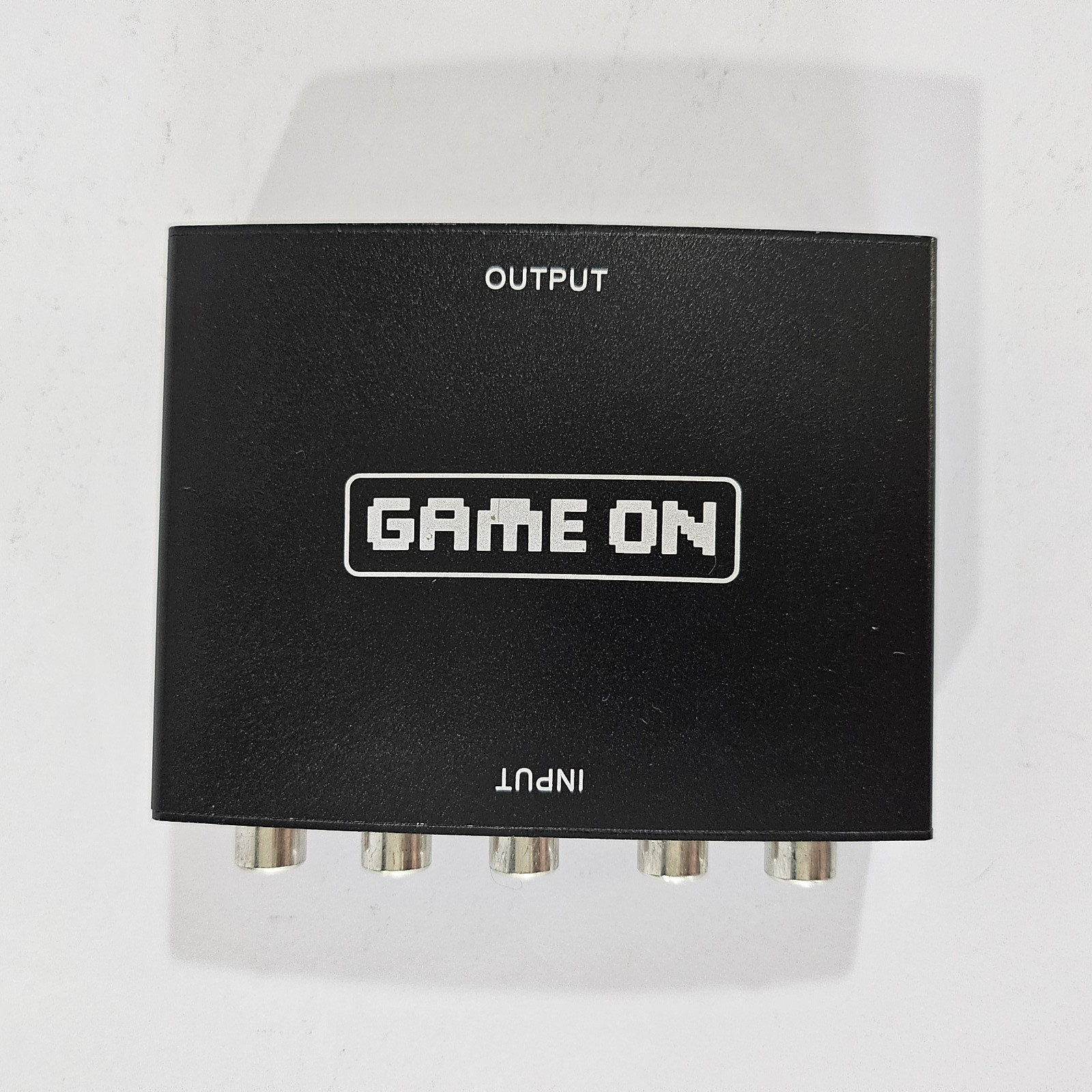 Game On Component to HDMI Converter + RCA Cables Lot Retro Gaming PS2 Wii Xbox