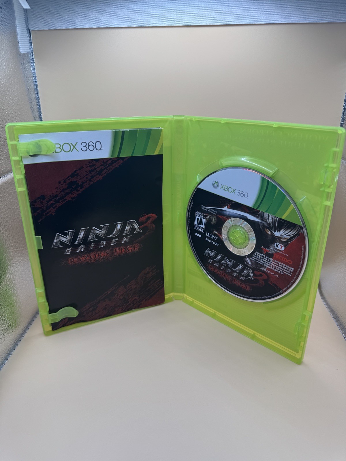 Ninja Gaiden 3: Razor’s Edge CIB (Xbox 360) – Authentic & Tested