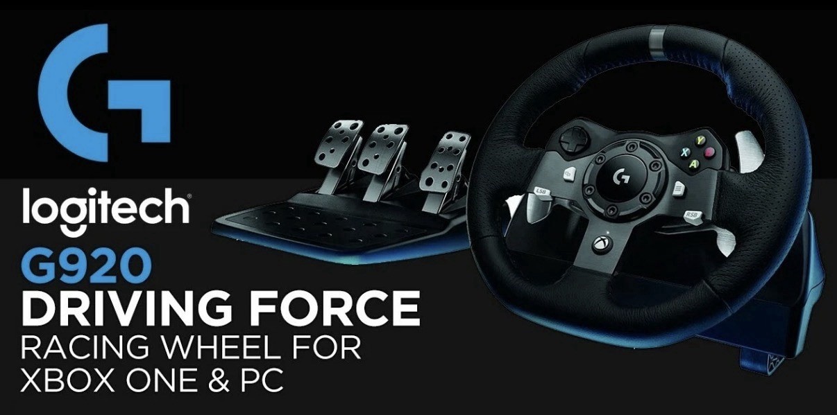 Logitech G29 Driving Force Racing Wheel Black Xbox &PC