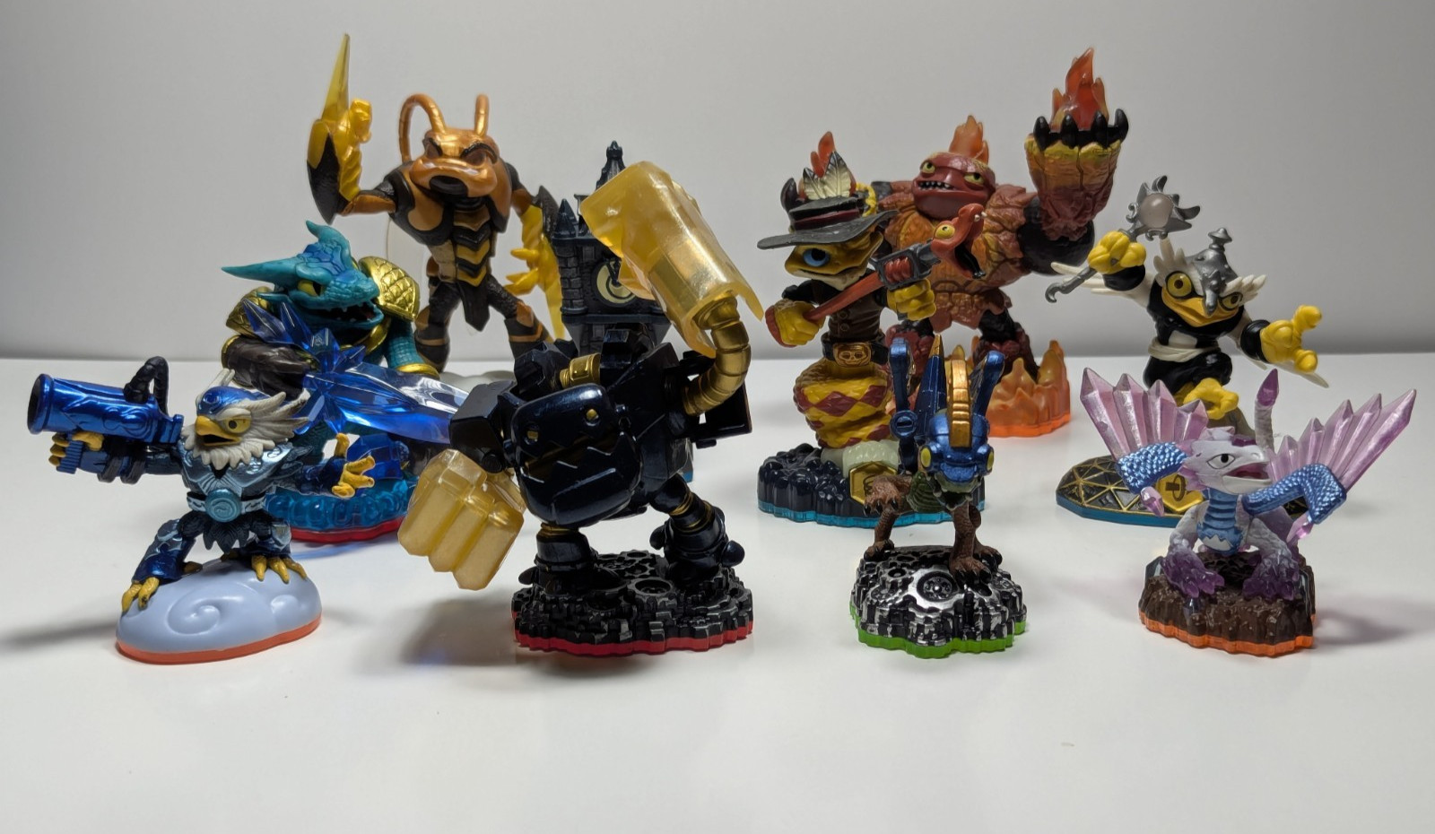 Skylanders Action Figures Jawbreaker Rattle Shake Spyro’s Enchanted Hoot Lot x10