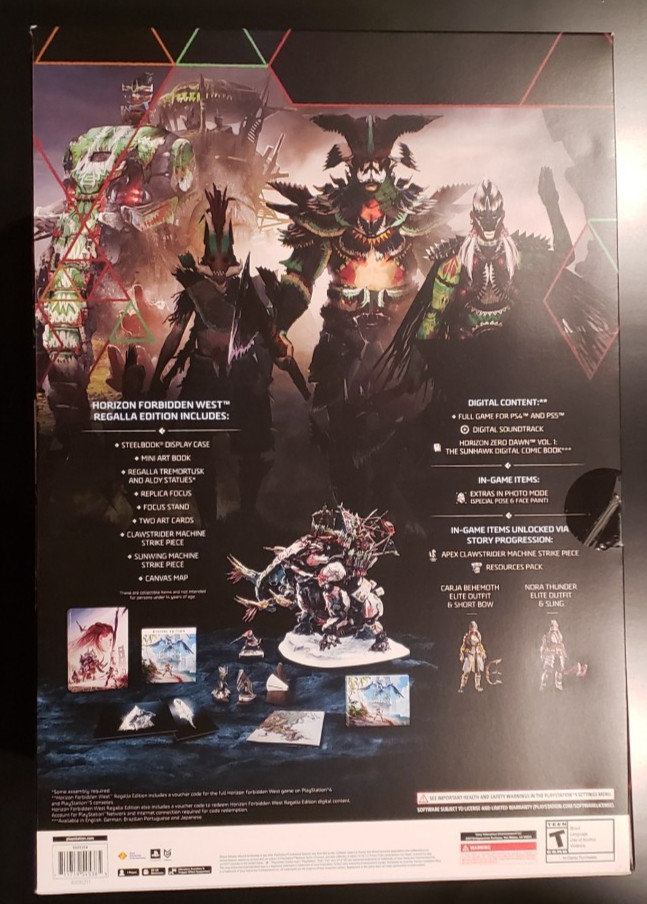 NEW Horizon Forbidden West Regalla Edition PS5, Sealed!