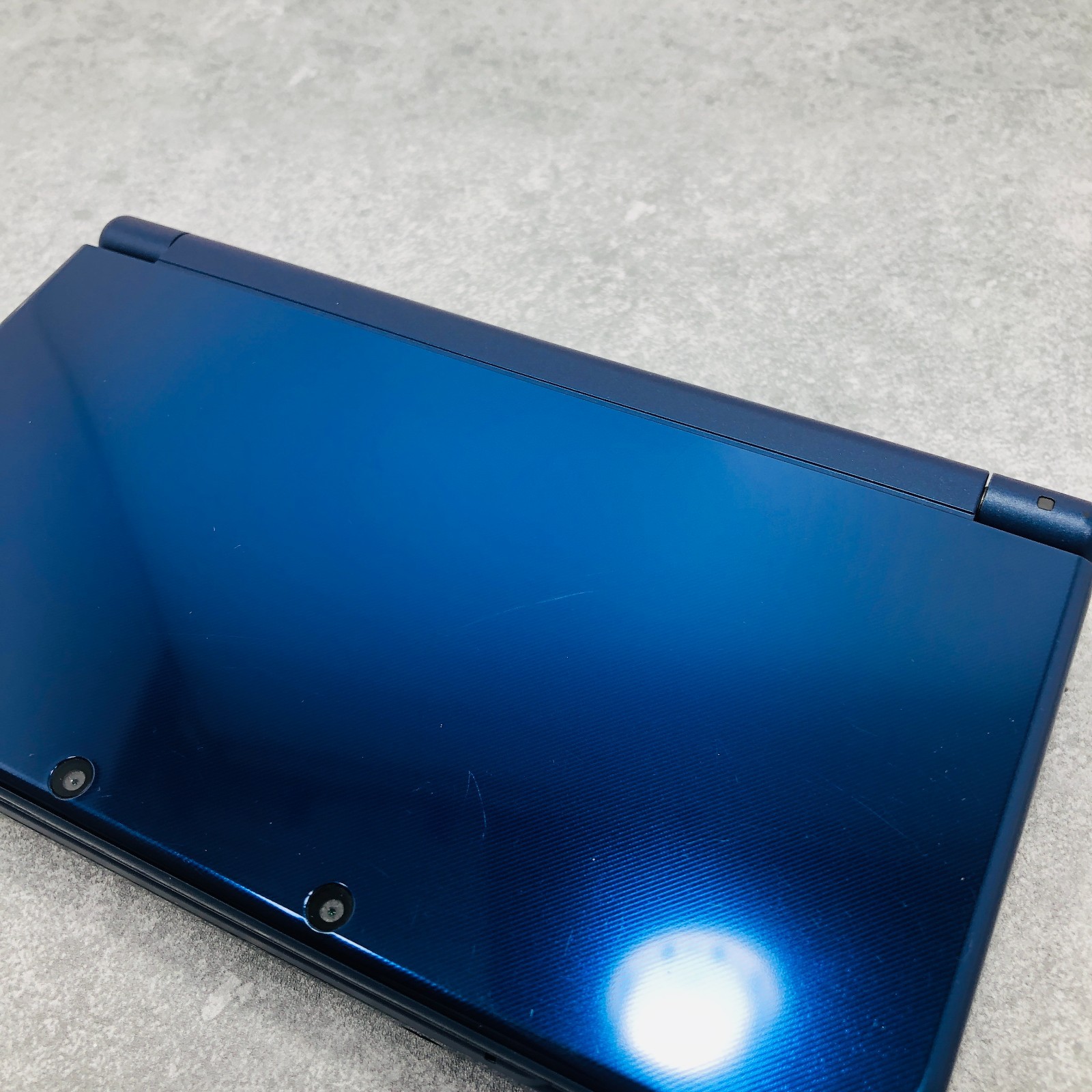 [EX+5] New Nintendo 3DS LL XL Metallic Blue Japan Tested NTSC-J 26-06-108