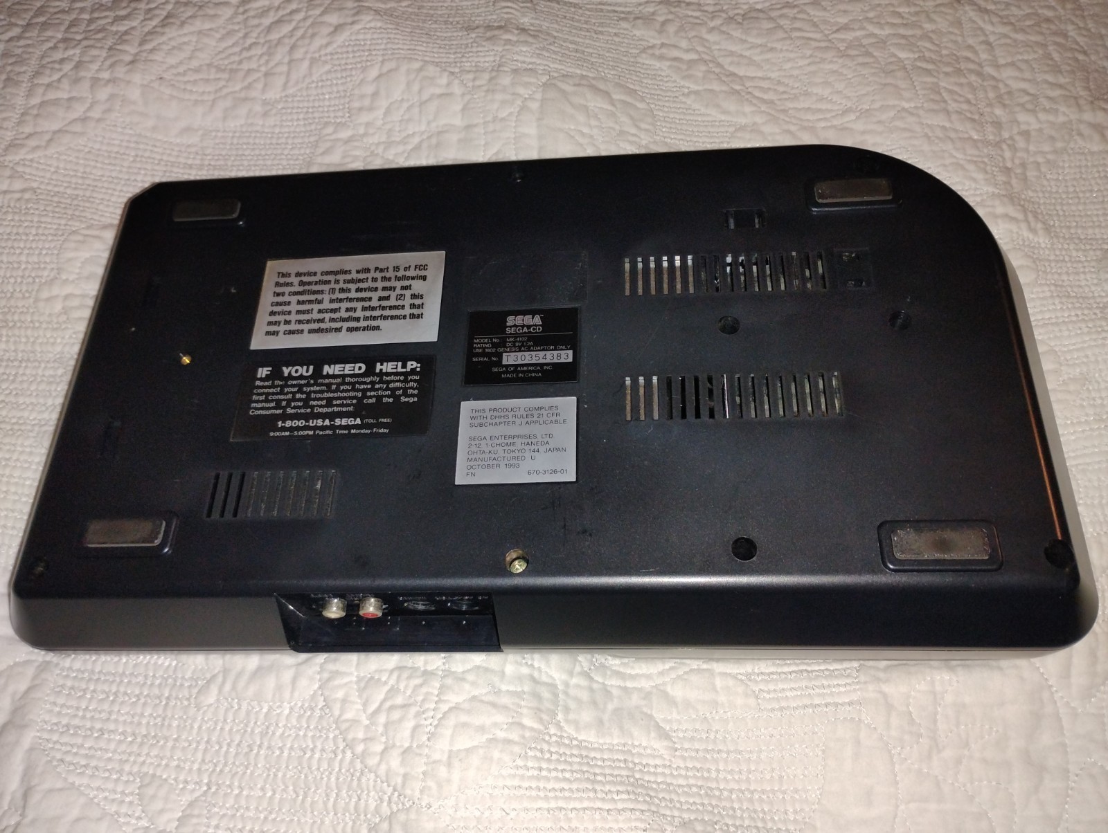 Sega CD Model 2 Console MK-4102A Collector’s condition!
