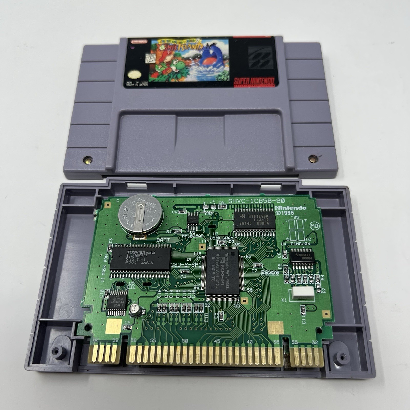 Super Mario World 2 Yoshi’s Island (Super Nintendo, 1995) Snes Authentic Cleaned