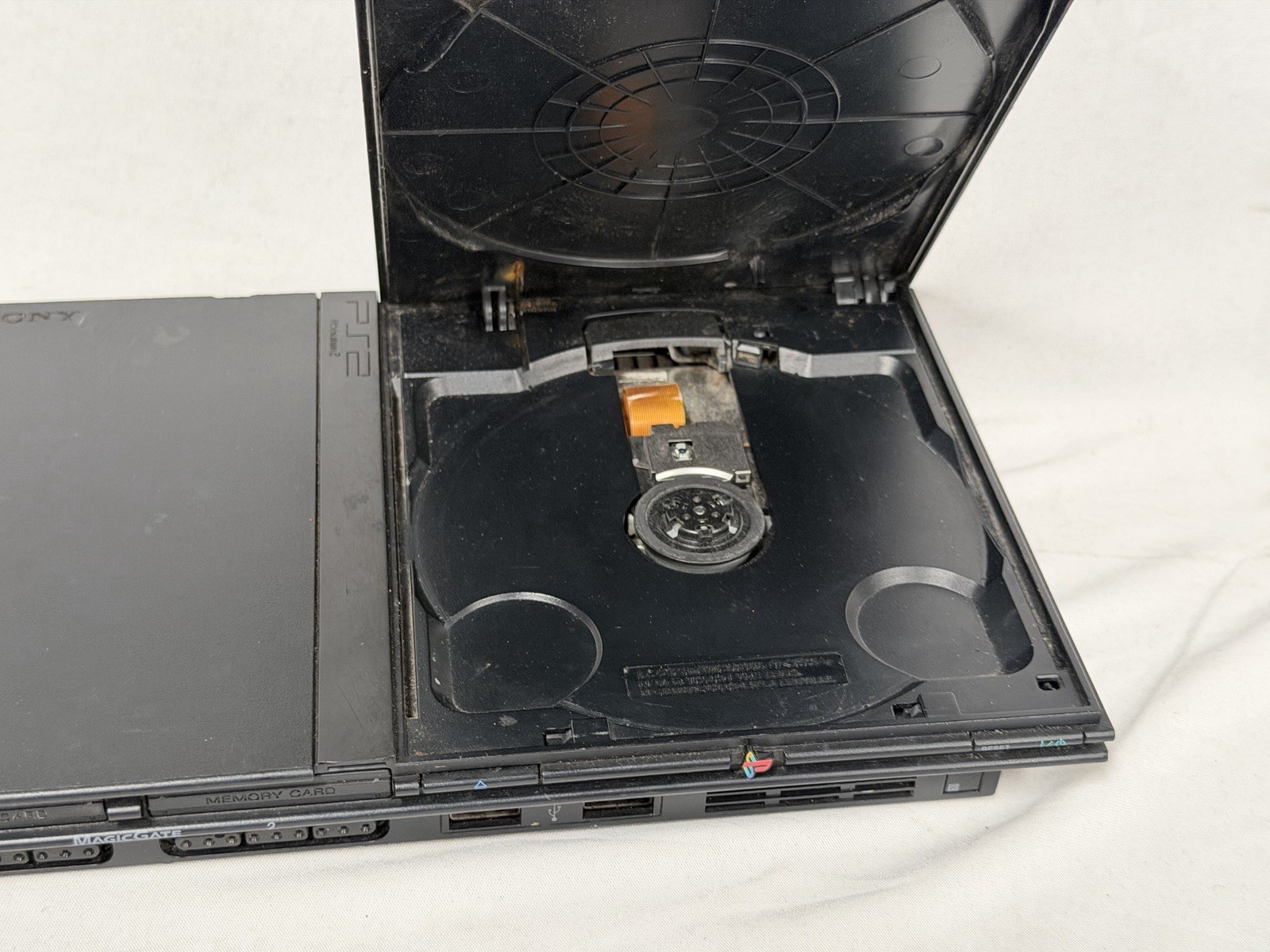 Sony PlayStation 2 PS2 Slim SCPH-70001 Console System OEM Bundle – Tested!!
