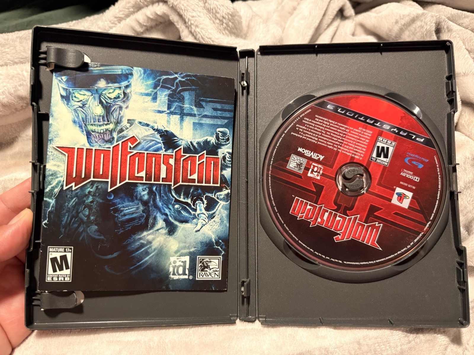 Wolfenstein PS3 game (Sony PlayStation 3, PS3, 2009) – Complete – Good – CIB