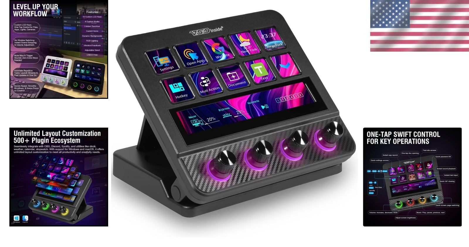 USB Soundboard & Stream Controller for Gamers, Streamers