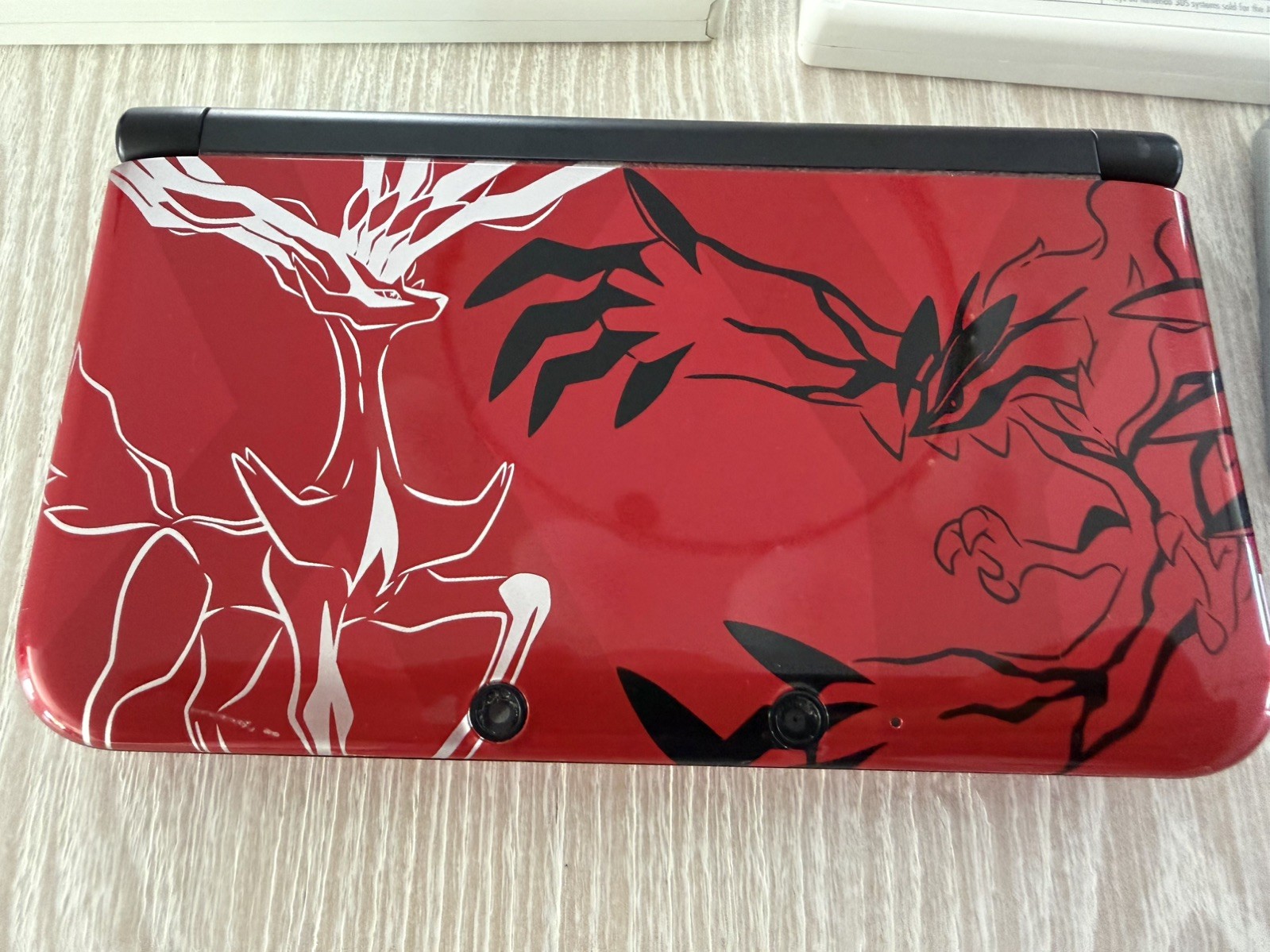 Nintendo 3DS XL Pokémon X and Y Red Handheld Console SPR-001 Tested w X&Y games