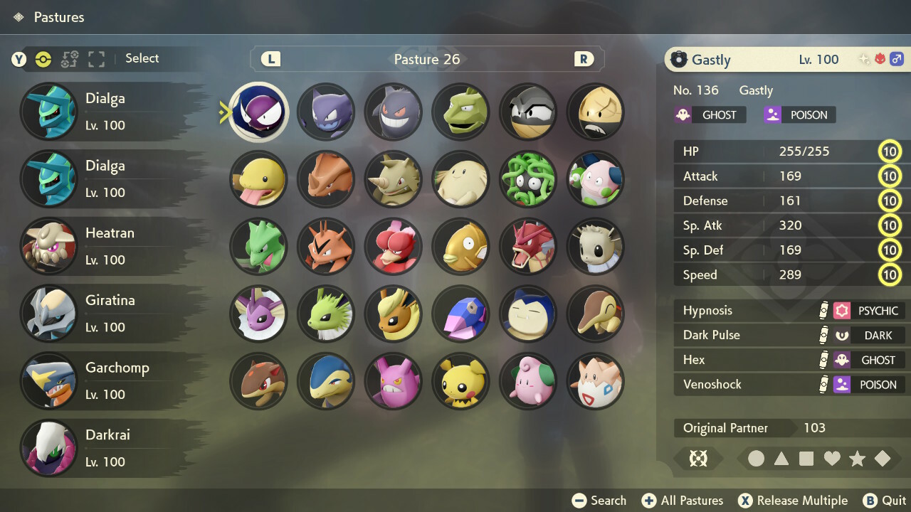 Pick any of 249 Pokemon ✨ Shiny ✨ Alpha Max Stat Effort GVS 6IV Legends Arceus