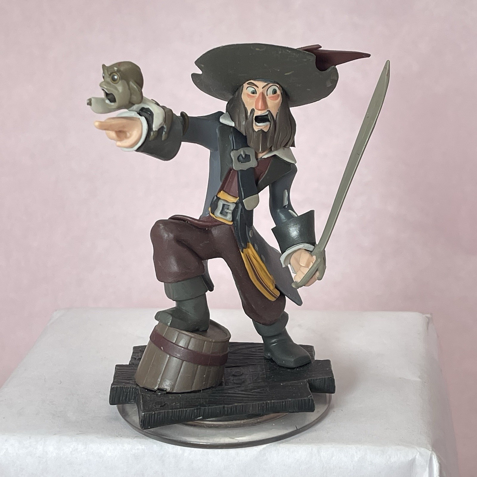 Captain Barbosa Pirates Of the Caribbean Disney Interactive Toy Figure Approx 4″