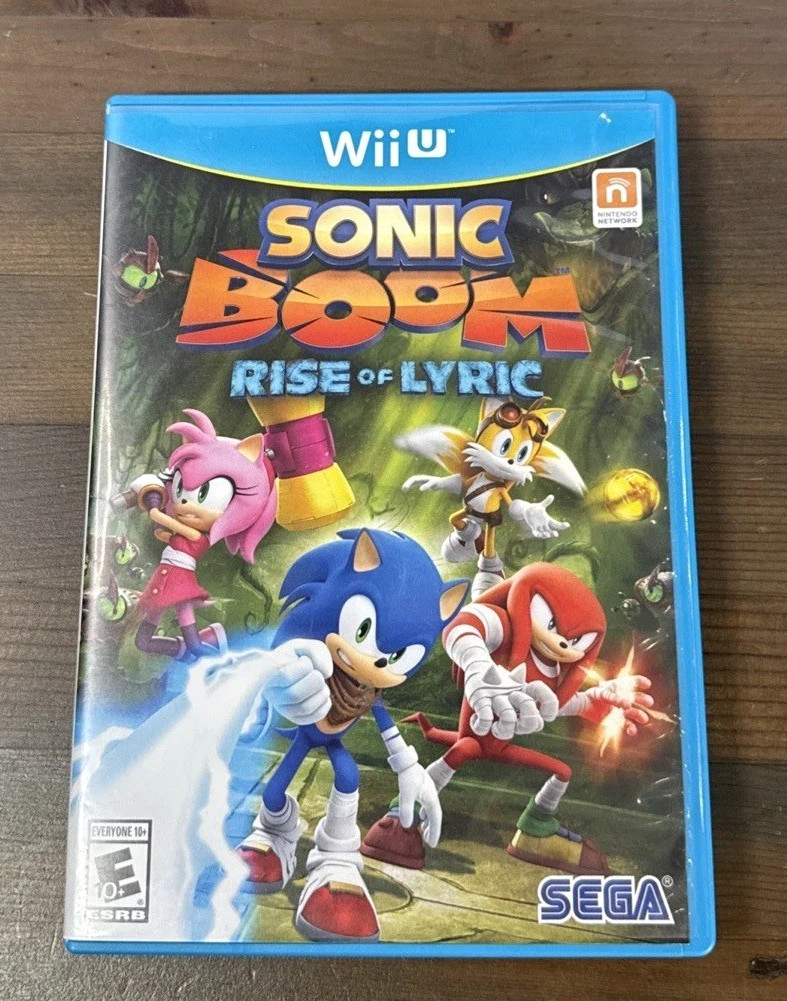 Sonic Boom Rise of Lyric – (Nintendo Wii U, 2014) CIB w/ Manual