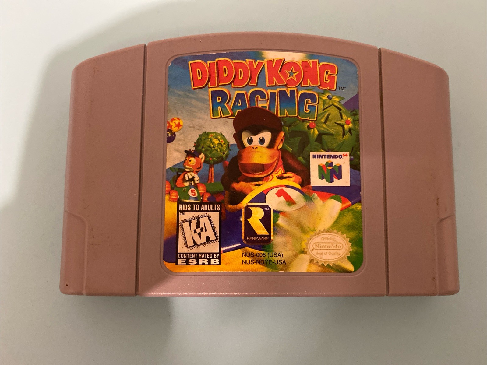 Vintage Diddy Kong Racing Nintendo 64 Game Pak Untested & Not Sure If Works