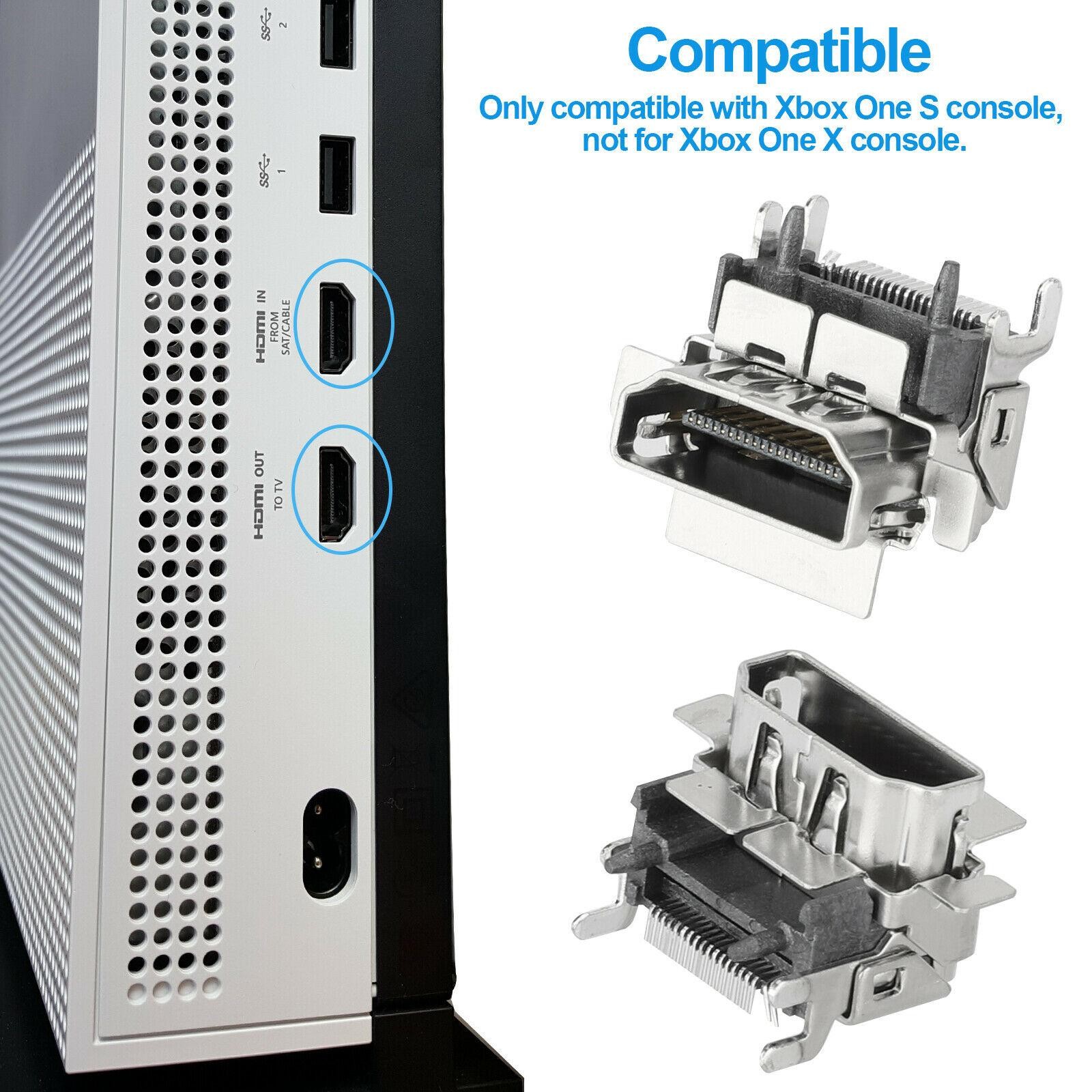 1Pc Replacement HDMI Port Connector Socket For Microsoft Xbox One S Slim