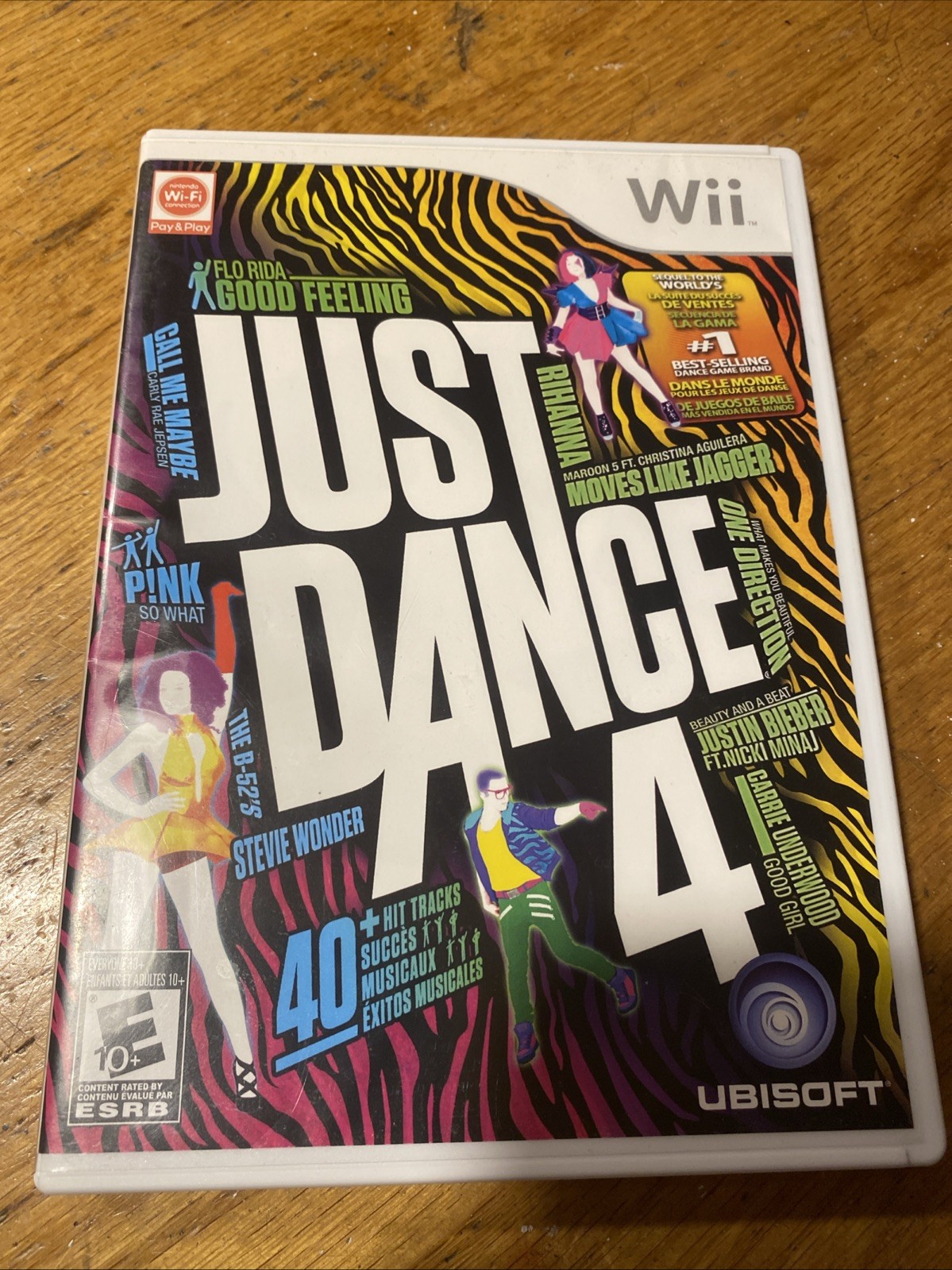 Just Dance 4 (Nintendo Wii, 2012) Case And Manual Only