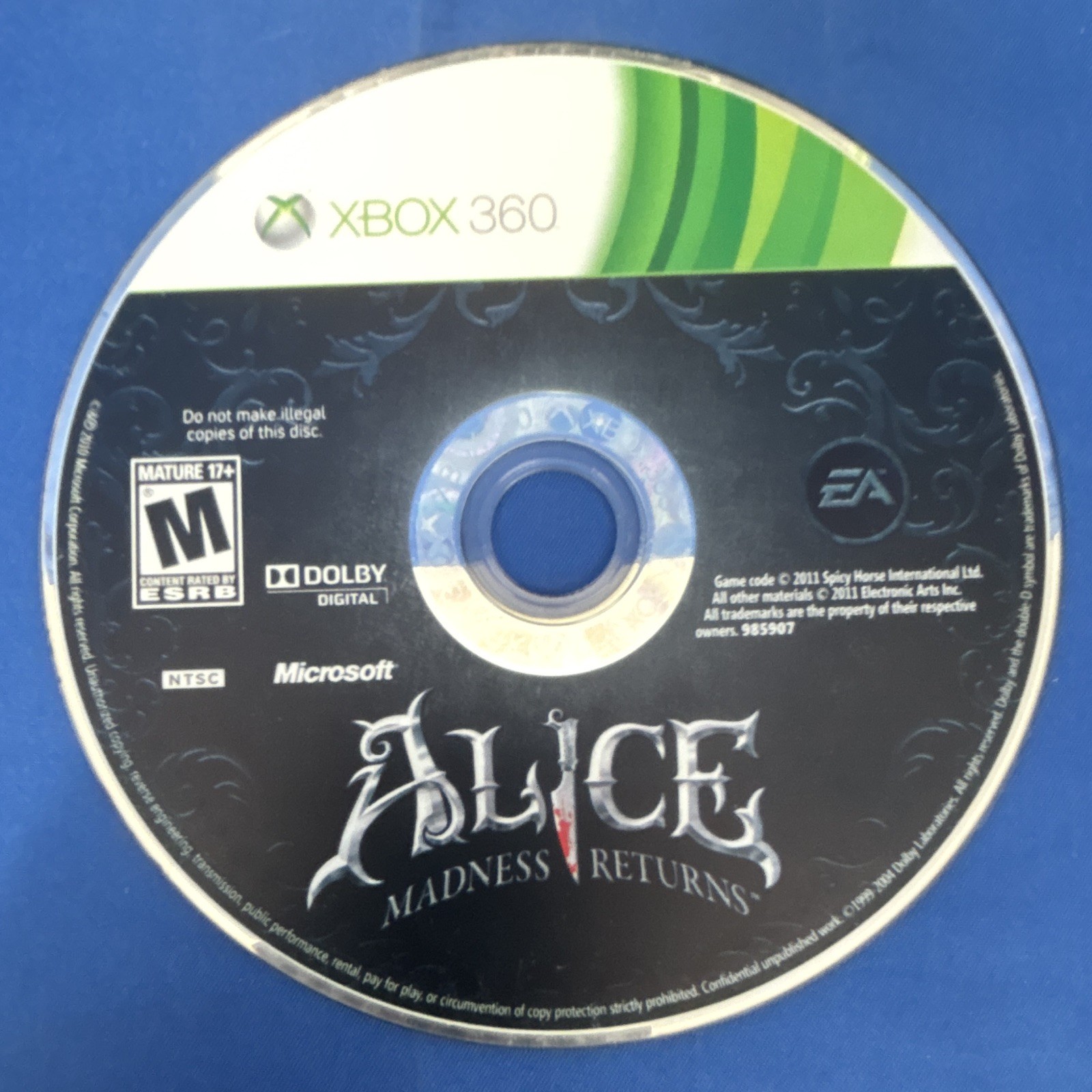 Electronic Arts Alice: Madness Returns Xbox 360 2011 M NTSC-U/C Online Play