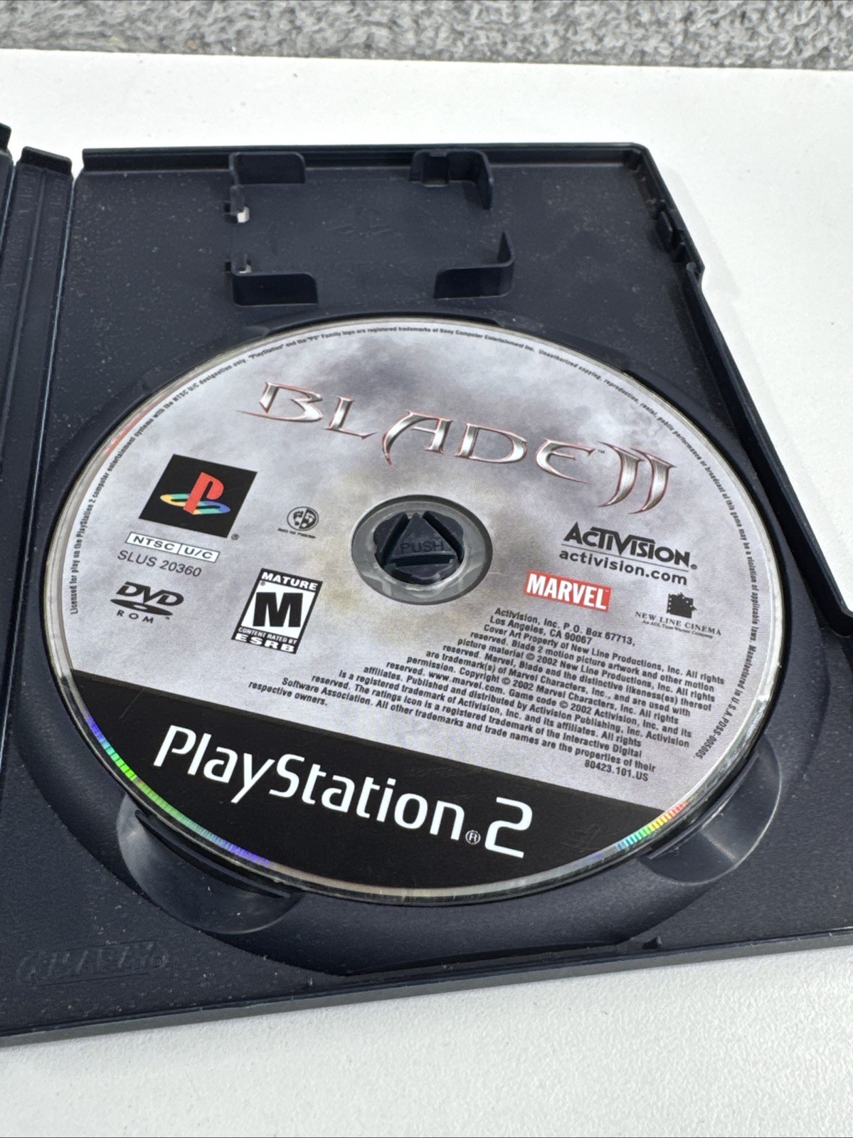 Blade II (Sony PlayStation 2, 2002) Tested/Working
