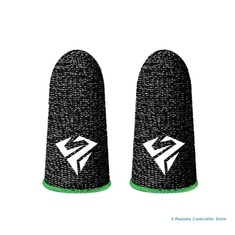 2Pcs Gaming Finger Sleeves Anti-Sweat Thumb Cover for Mobile Games High quality.