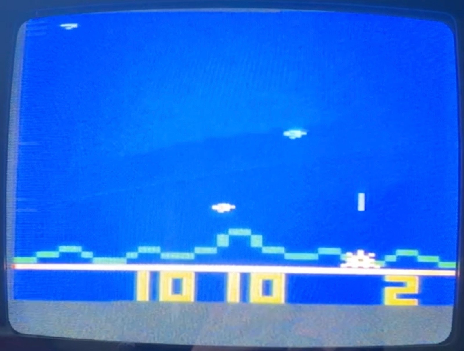 1982 Astroblast Atari 2600 Video Game Cartridge w/ Manual +Sticker Mattel TESTED